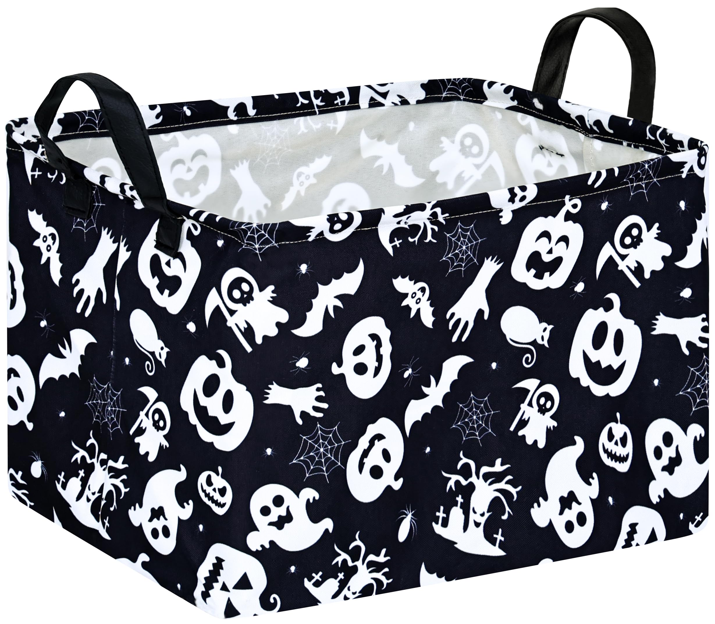 Huayee Happy Halloween Ghost Storage Basket Gift Laundry Bins Collapsible Storage Baskets Bins With Handles Laundry Basket Nurse