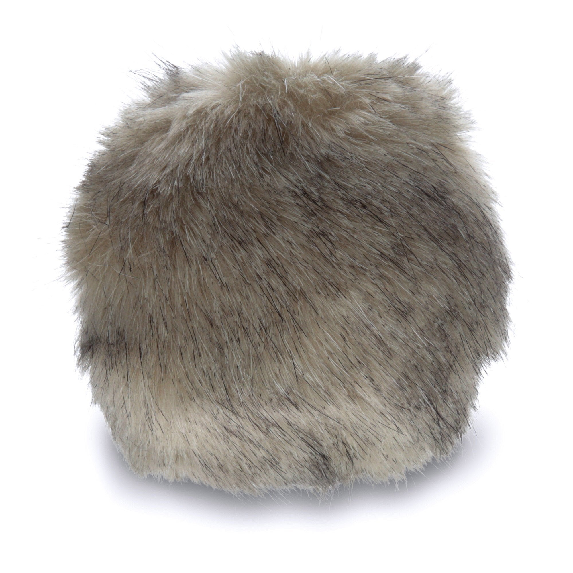 Bernat Faux Fur Pom Pom, 3 In., Grey Lynx