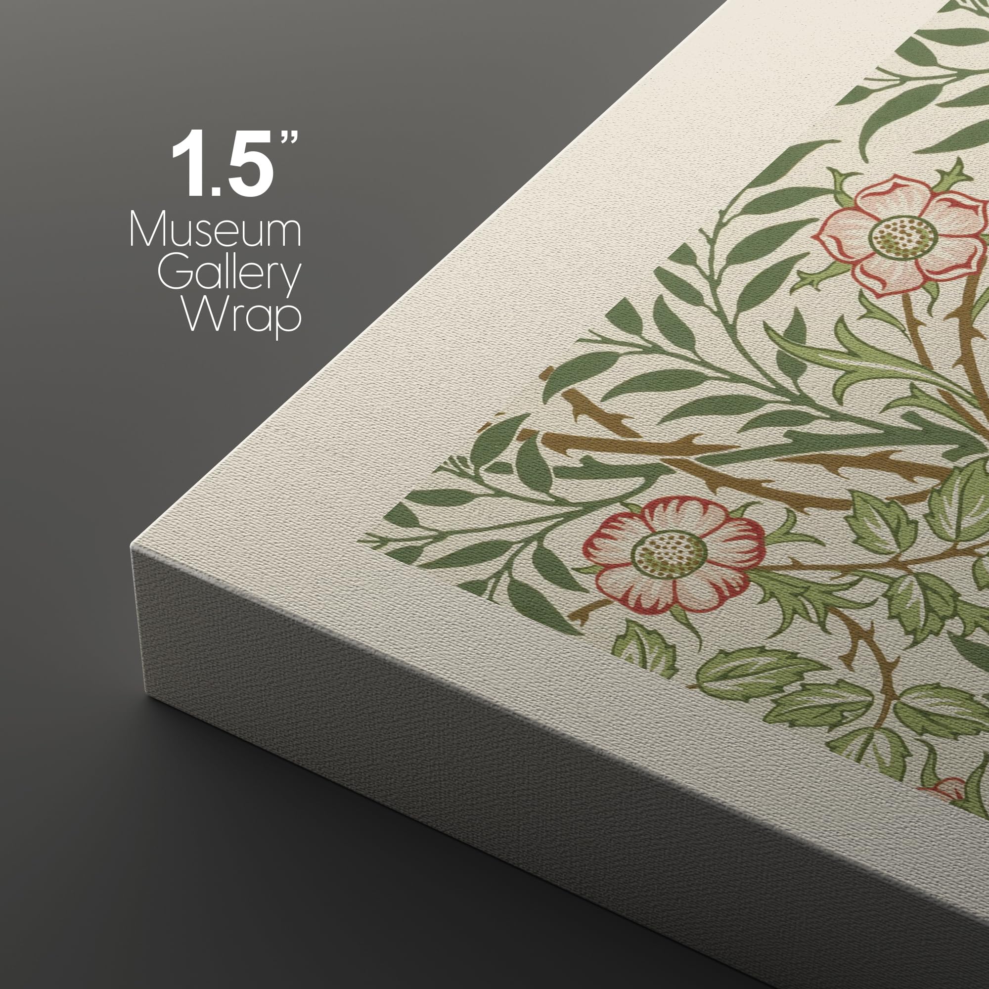 Wall26 Canvas Print Wall Art Set William Morris Flower Pattern Tapestries Nature Floral Illustrations Fine Art Decorative Botani