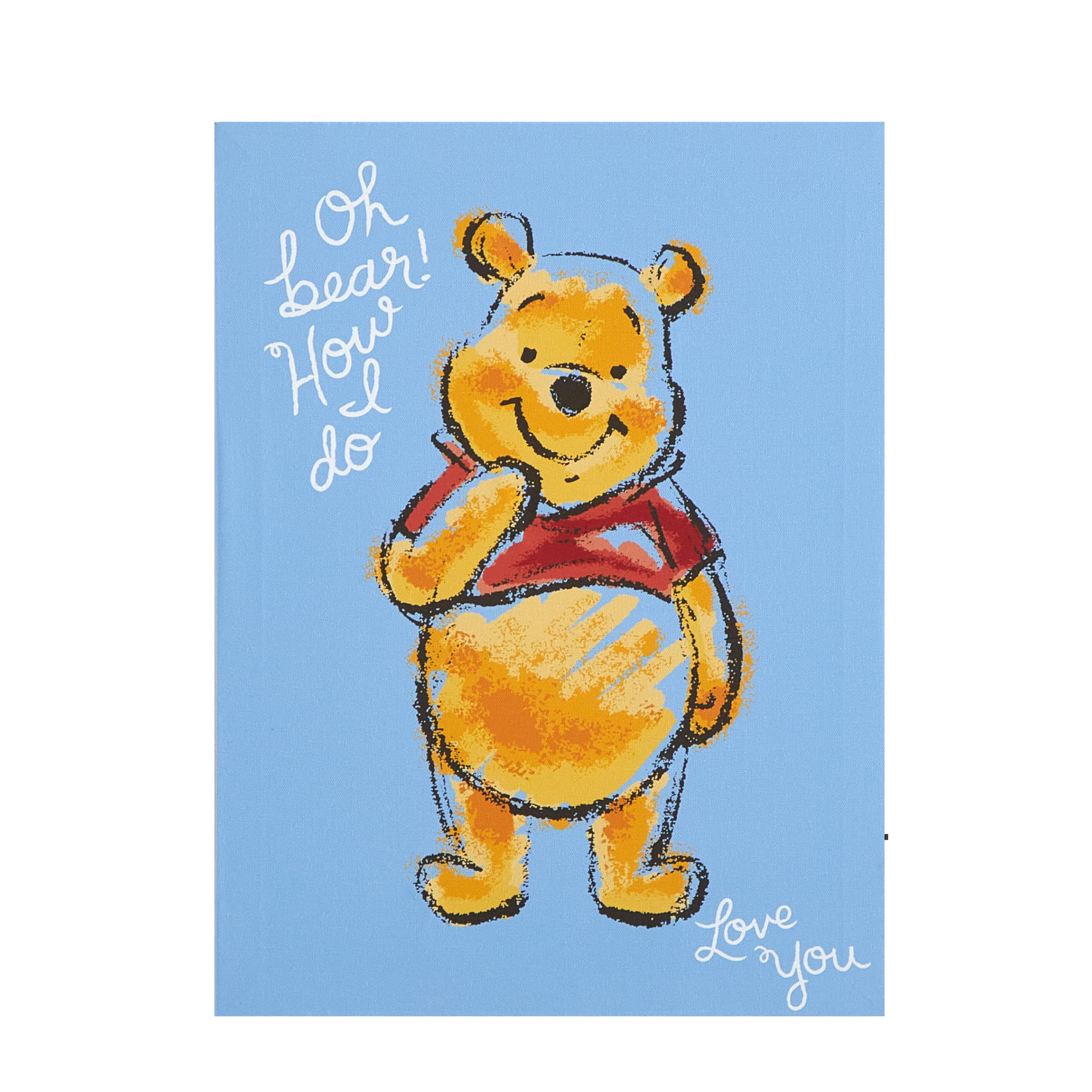 Idea Nuova Disney Winnie The Pooh LED Wall Art,11.5x15.75 Childrens Hanging D?or, Light-Up Artwork for Kids Rooms