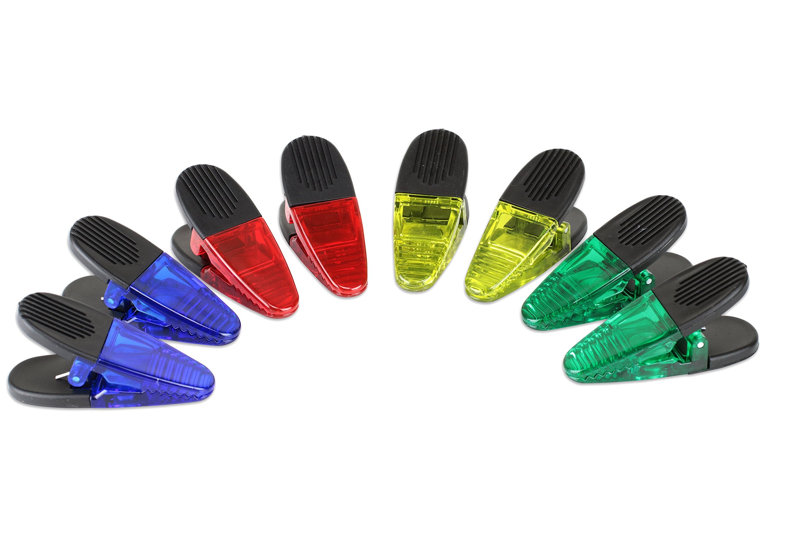 VIP Home Essentials -Thick Plastic Clips with Neodymium Magnet - 3-1/4 Length - Durable Versatile All-Purpose