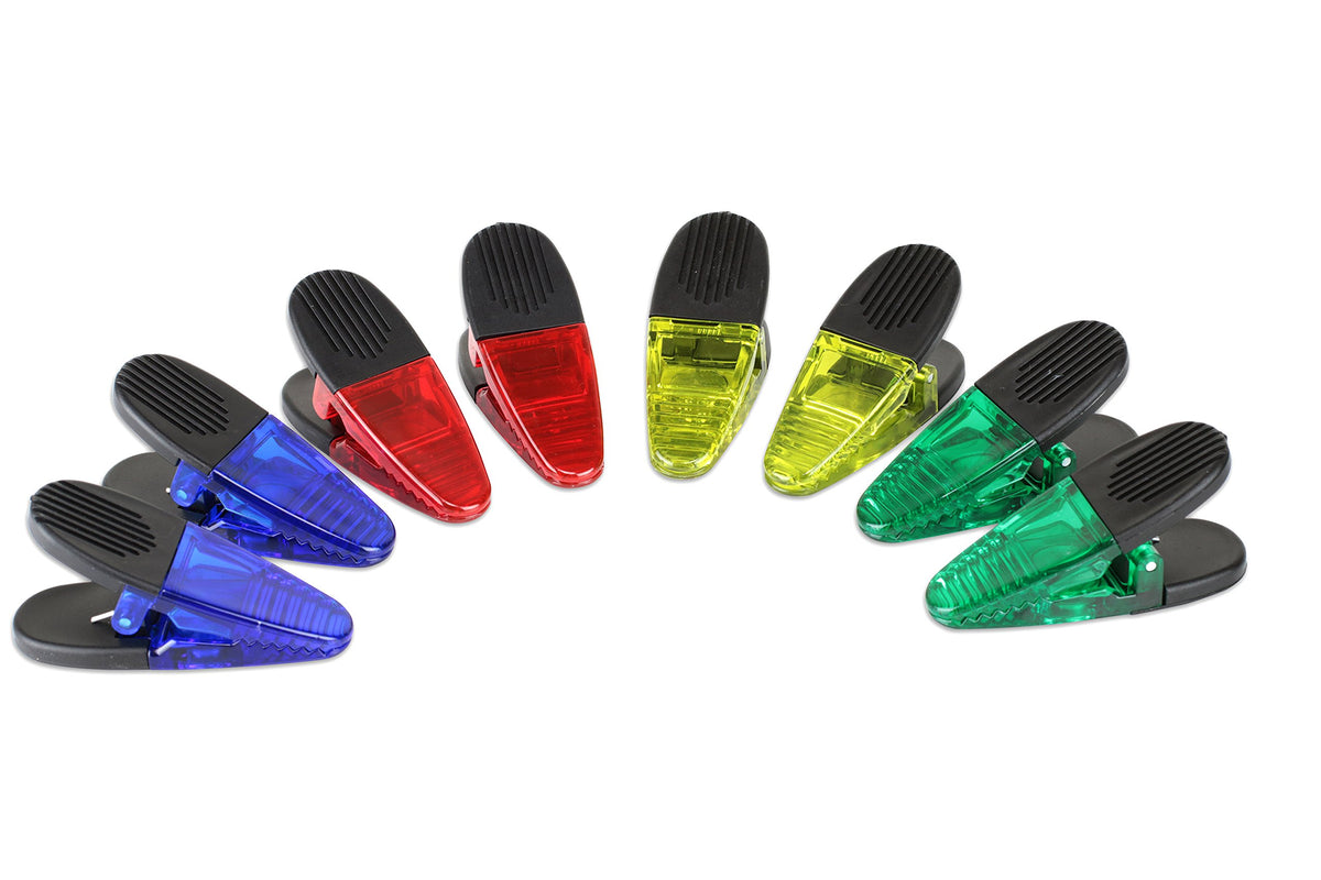 VIP Home Essentials -Thick Plastic Clips with Neodymium Magnet - 3-1/4 ...