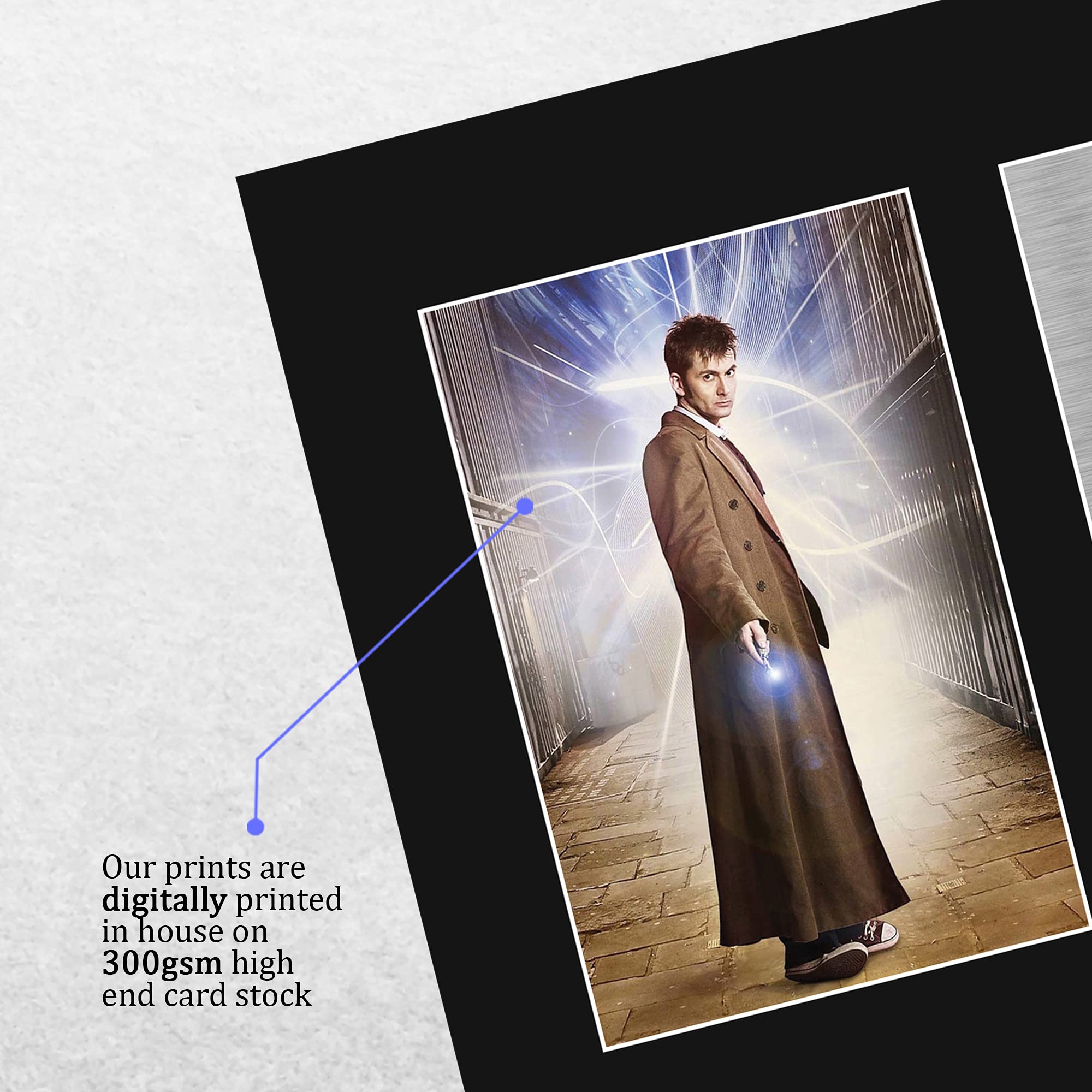 Hwc Trading David Tennant Dr Who Gifts Usl Printed Signed Autograph Picture For Tv Show Fans - Us Letter Size