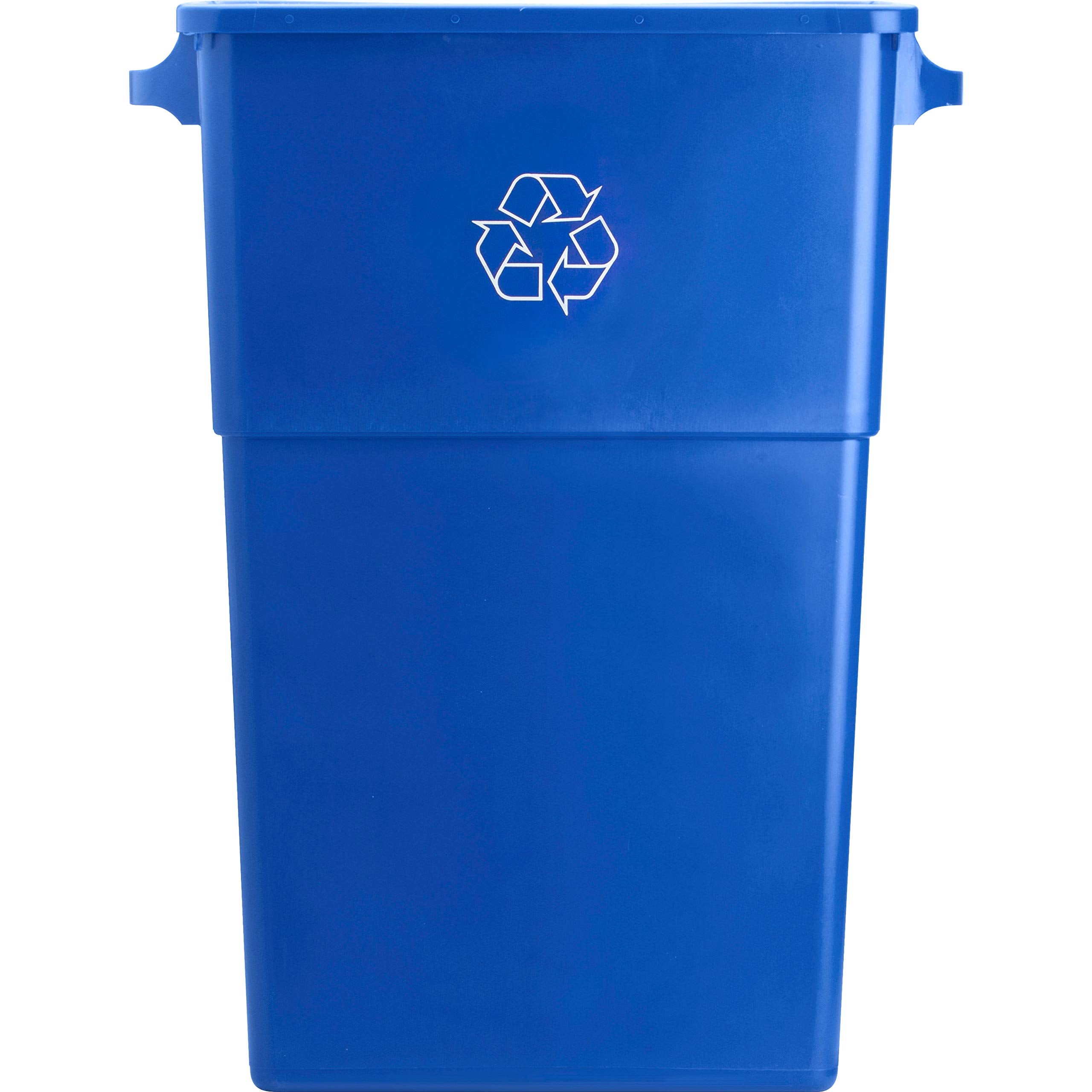 Genuine Joe Gjo57258 Recycling Rectangular Container, 23 Gallon Capacity, 22-1/2'' Width X 30'' Height X 11'' Depth, Blue