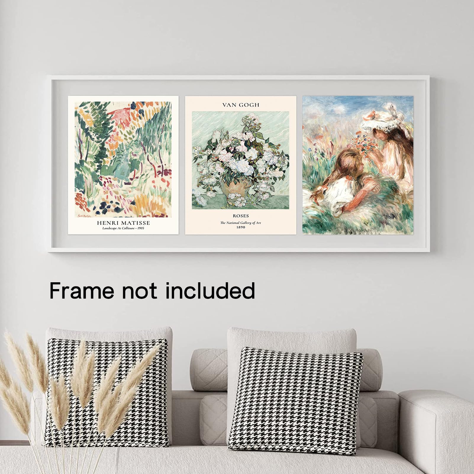 Liyaoli Henri Matisse Wall Decor Art Set Of 6 Unframed 8X10 Inch,Famous Artists Wall Art Prints Fine Art Reproductions Flower Po