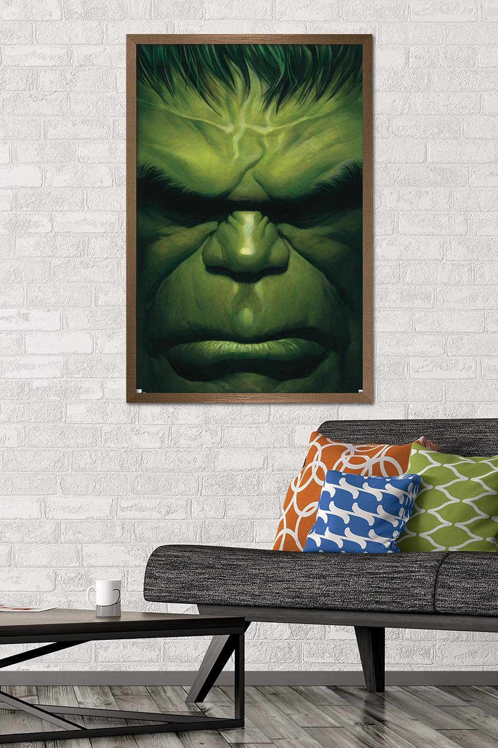 Trends International Marvel Comics - Hulk - The Immortal Hulk #18 Wall Poster, 22.37'' X 34.00'', Bronze Framed Version