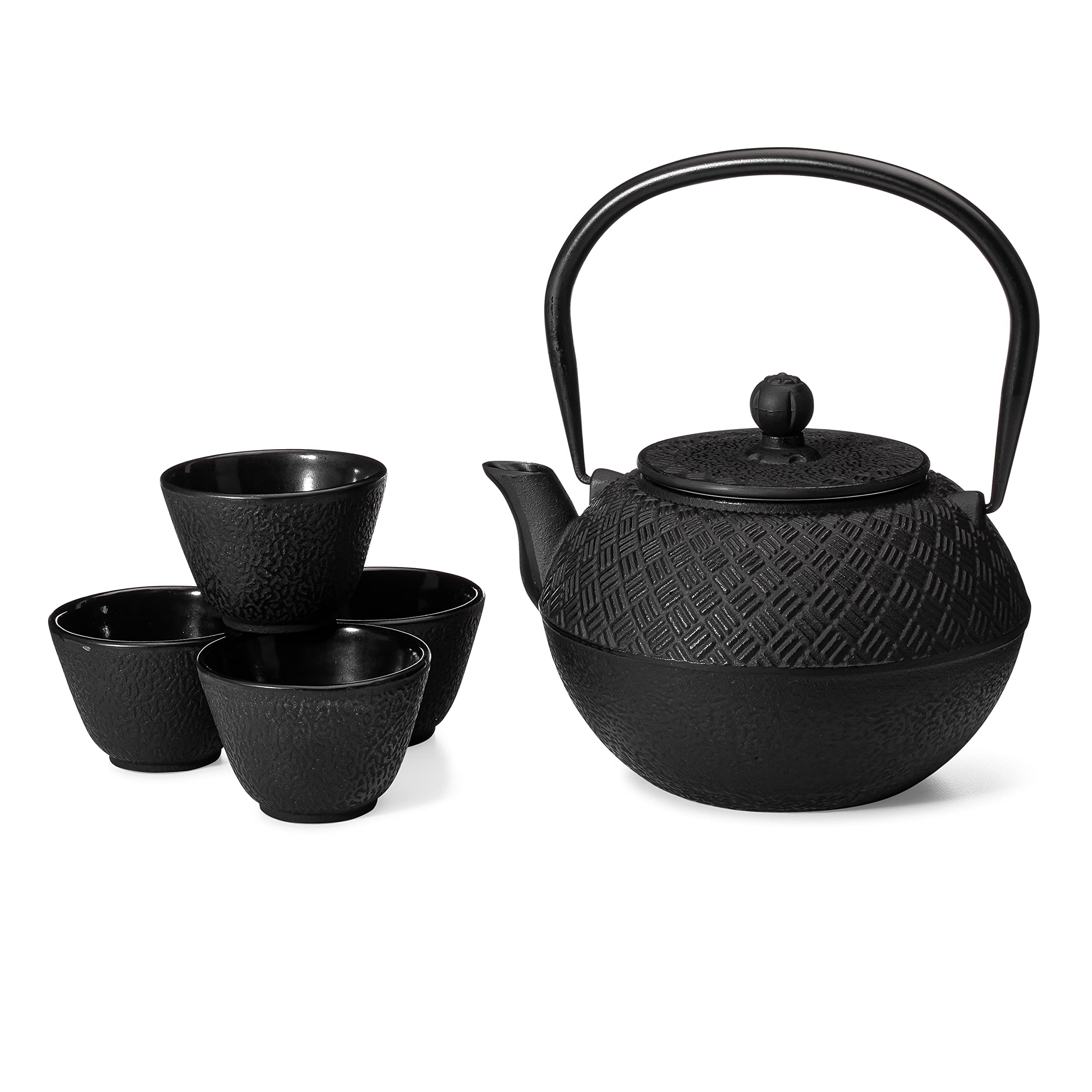 Old Dutch International Ocha Teapot, 1.27 Qts, Black