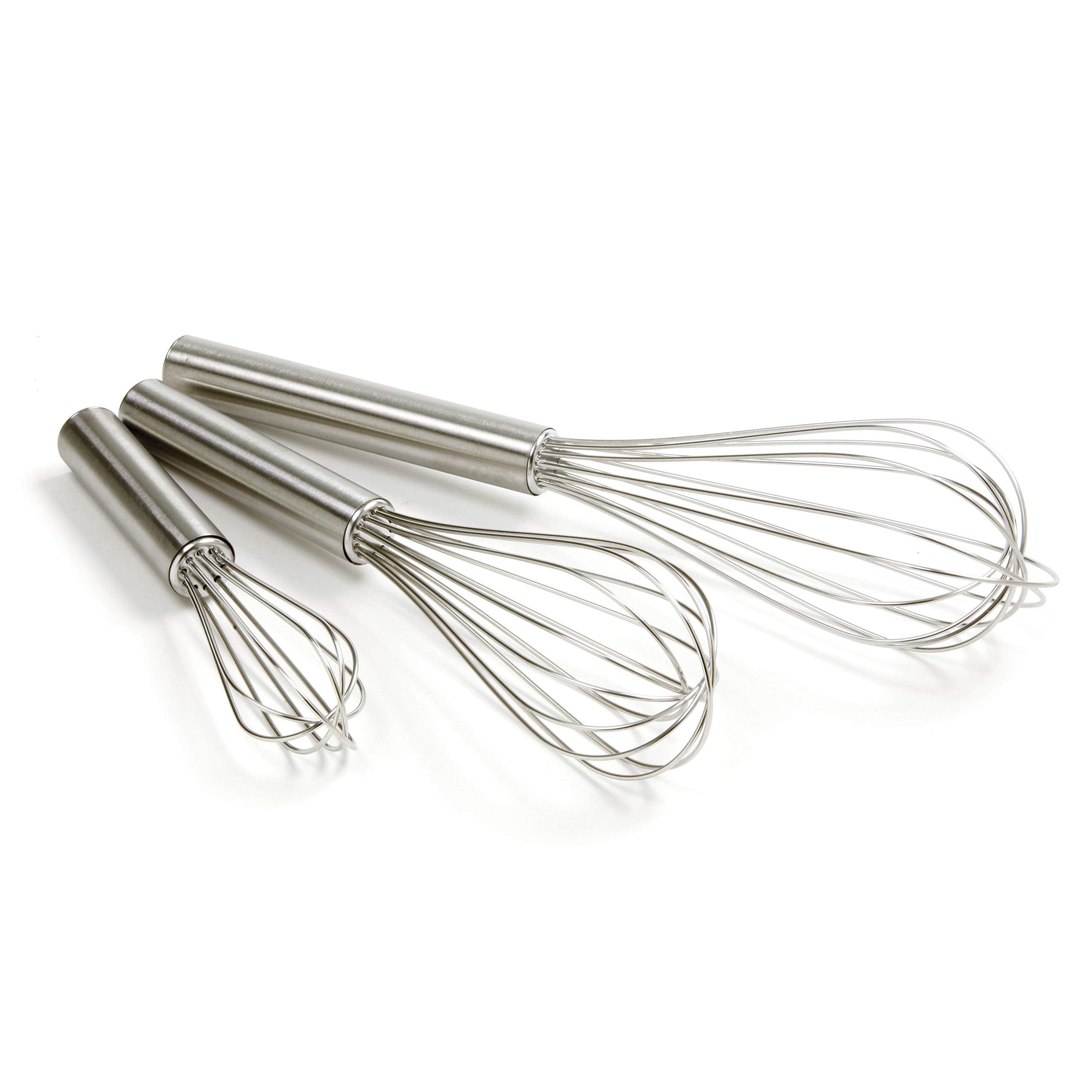 Norpro Balloon Wire Whisk Set Of 3 Stainless Steel Stir/Mix/Beat 6'' /8''/ 10''