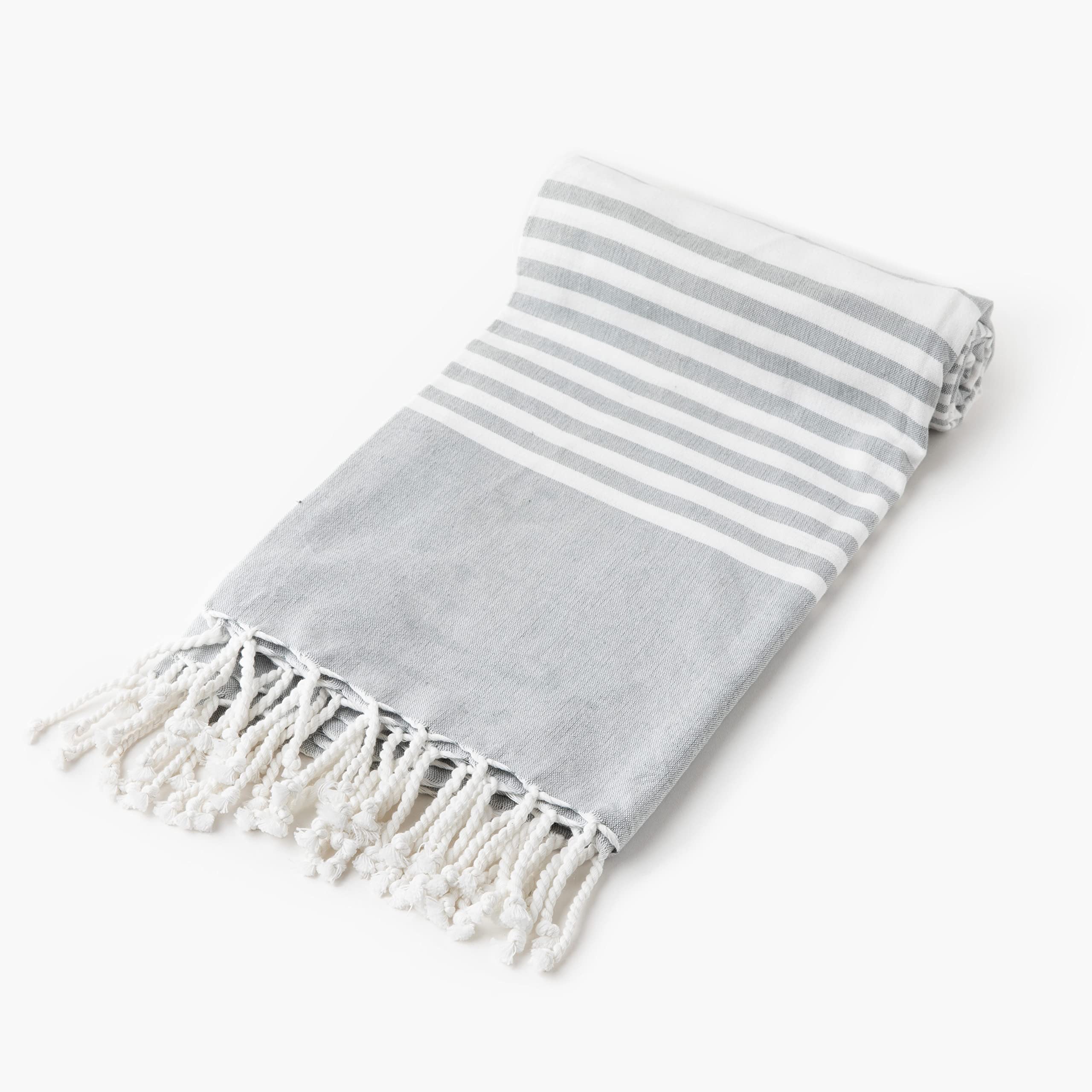 Sand Free Beach Towels - 100% Organic Cotton Sandproof Beach Towels - Oversized Peshtemal Turkish Beach Towels - Quick Dry, Ligh