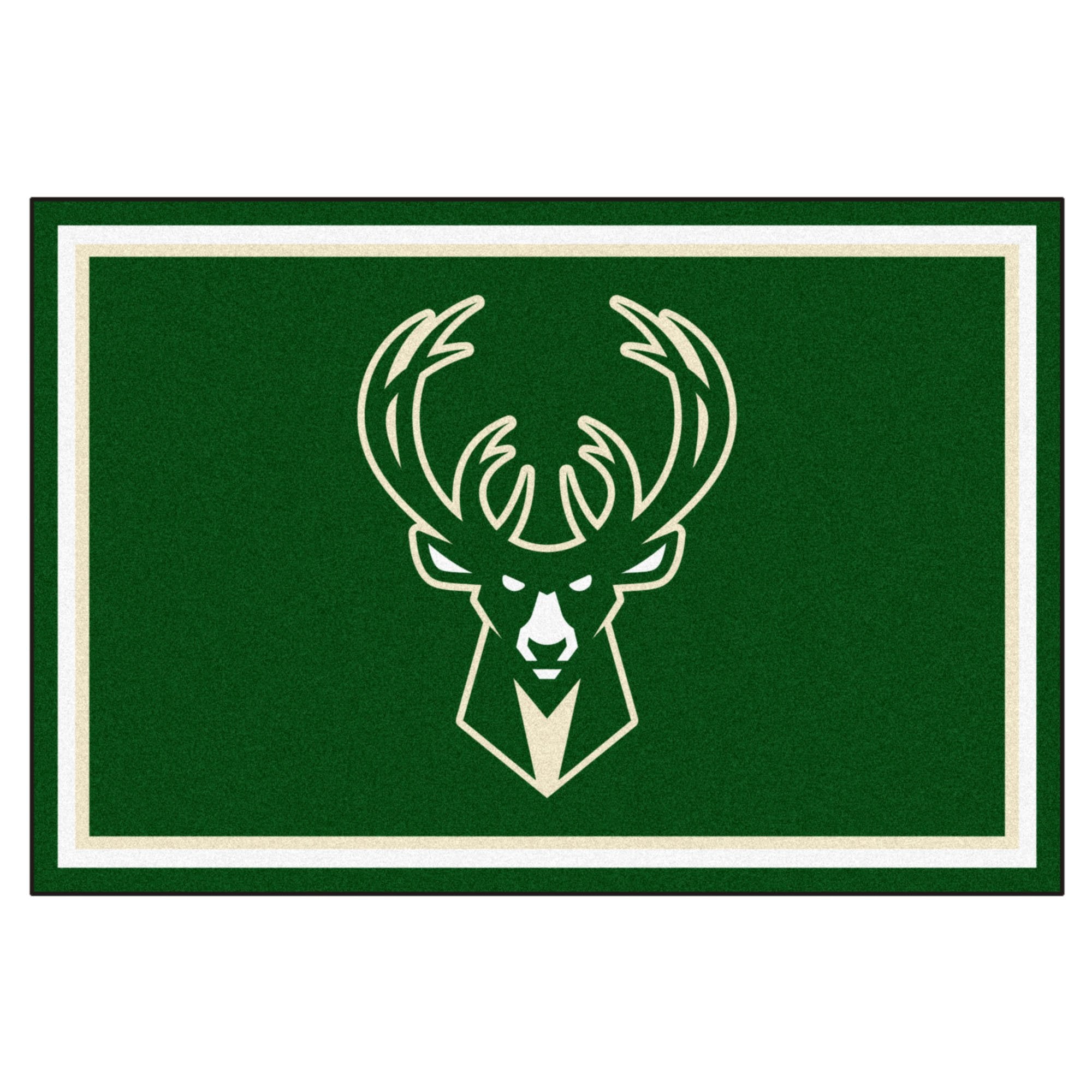 Fanmats NBA - Milwaukee Bucks 5x8 Rug/59.5x88