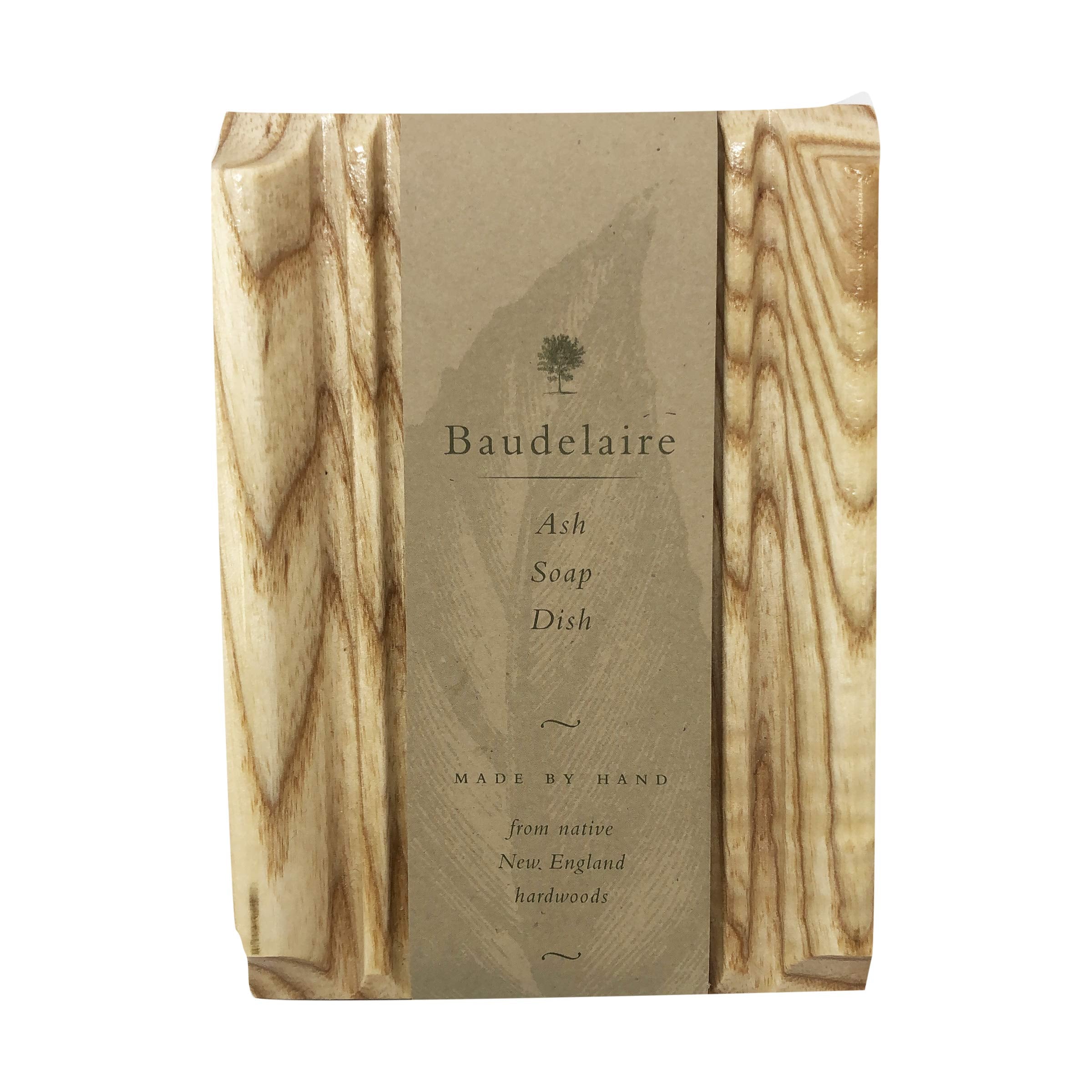 Baudelaire Soap Dish Ash Regular Rectangle Ash, 1 Ea