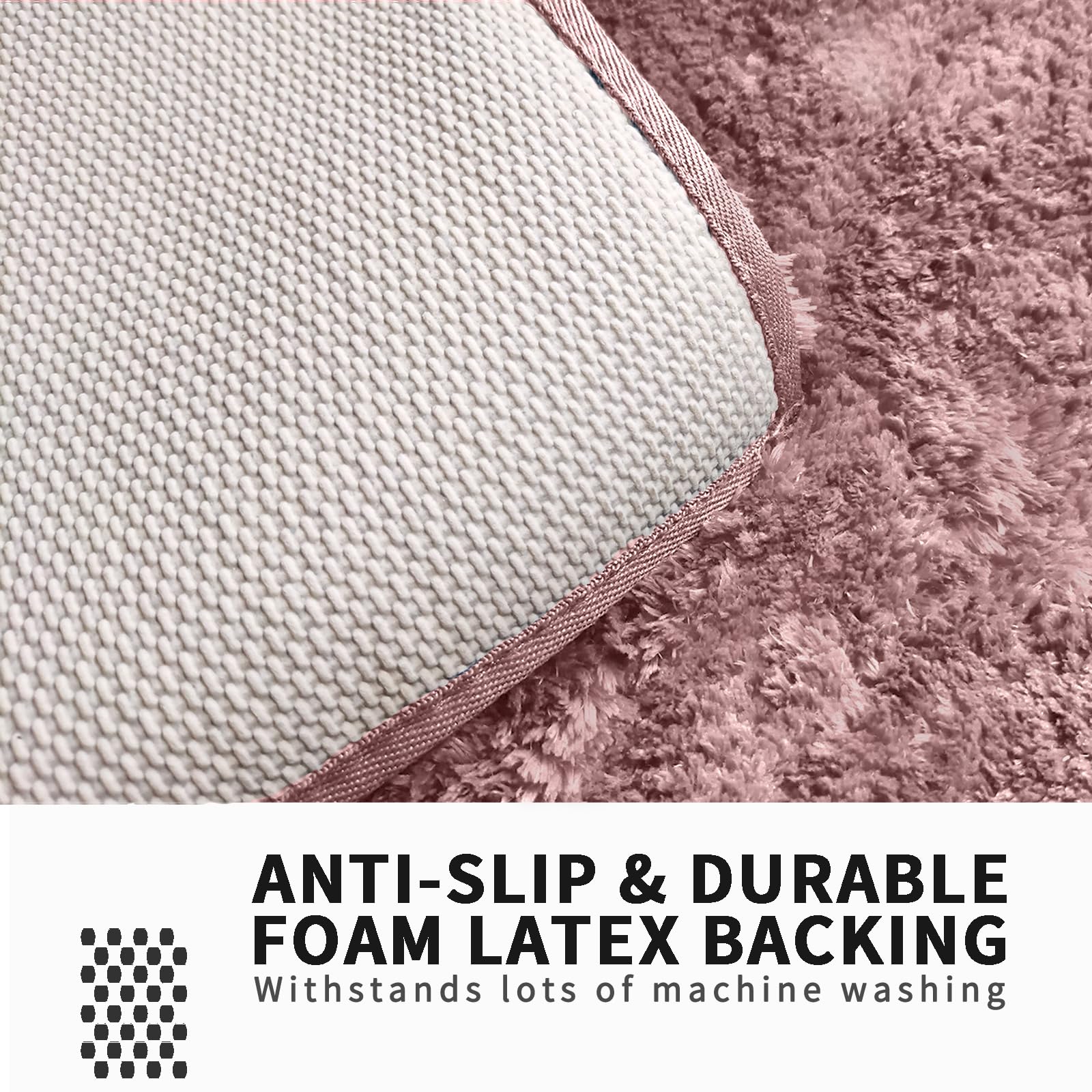 Fifu Bath Mats & Rugs For Bathroom, Bedroom & Kitchen Non Slip, Machine Washable & Absorbent Doormat & Shower Bathmat For Toilet