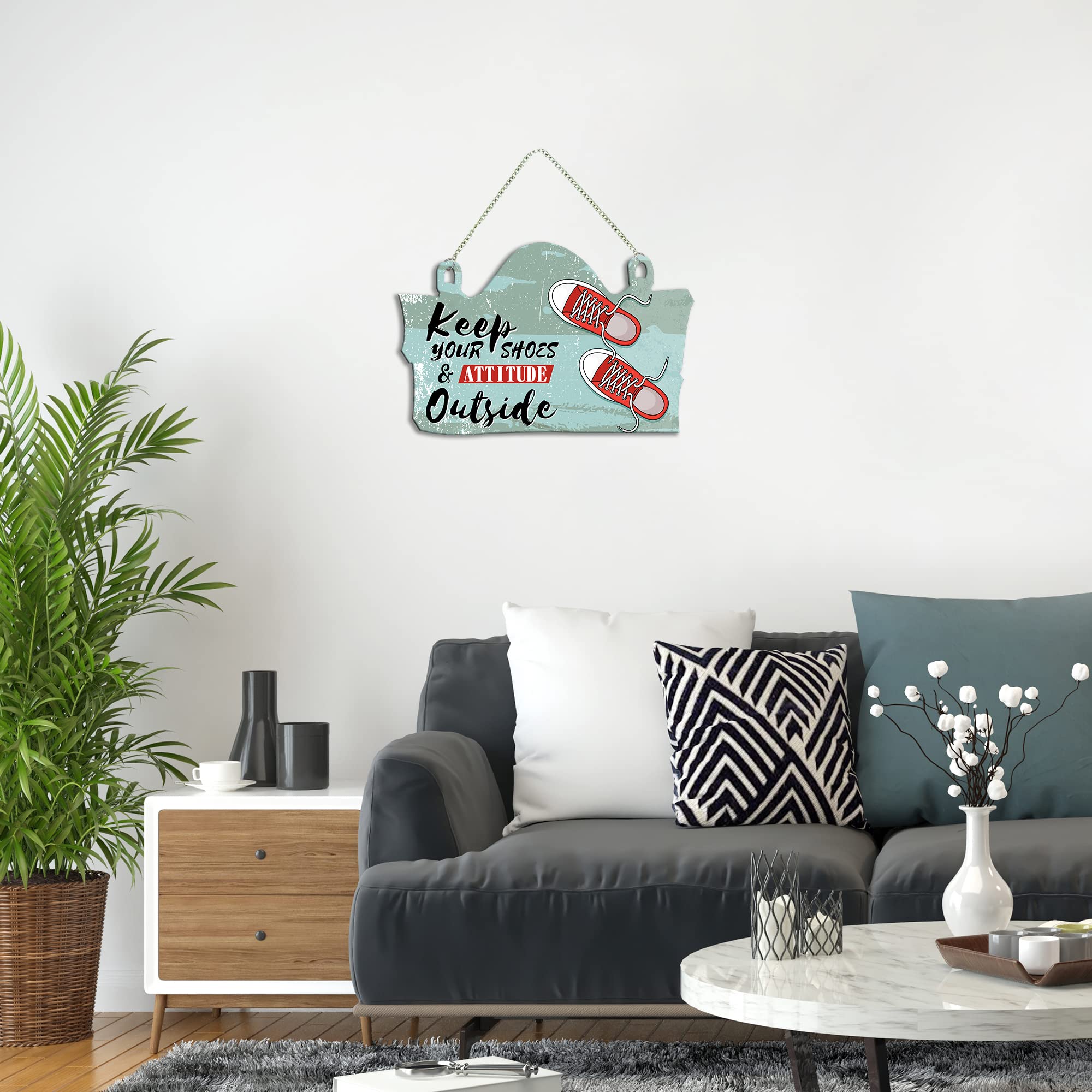 Artvibes Entrance Quote Wall Hanger for Home Decor | Office | Gifts | Bedroom | Wall Art for Living Room Wall | Decoration Wall