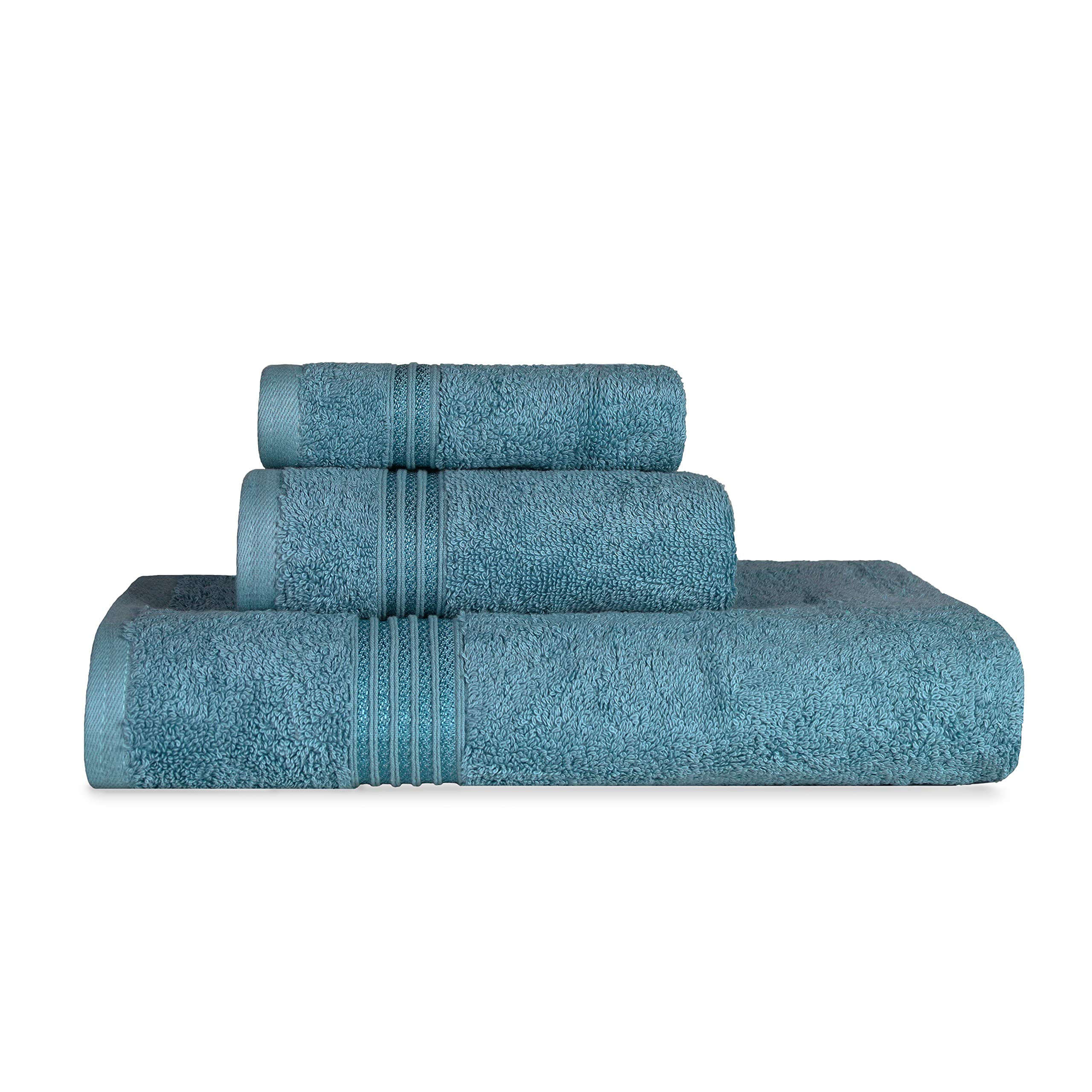 Superior Ns Parent, 3 Piece Towel Set, Sapphire