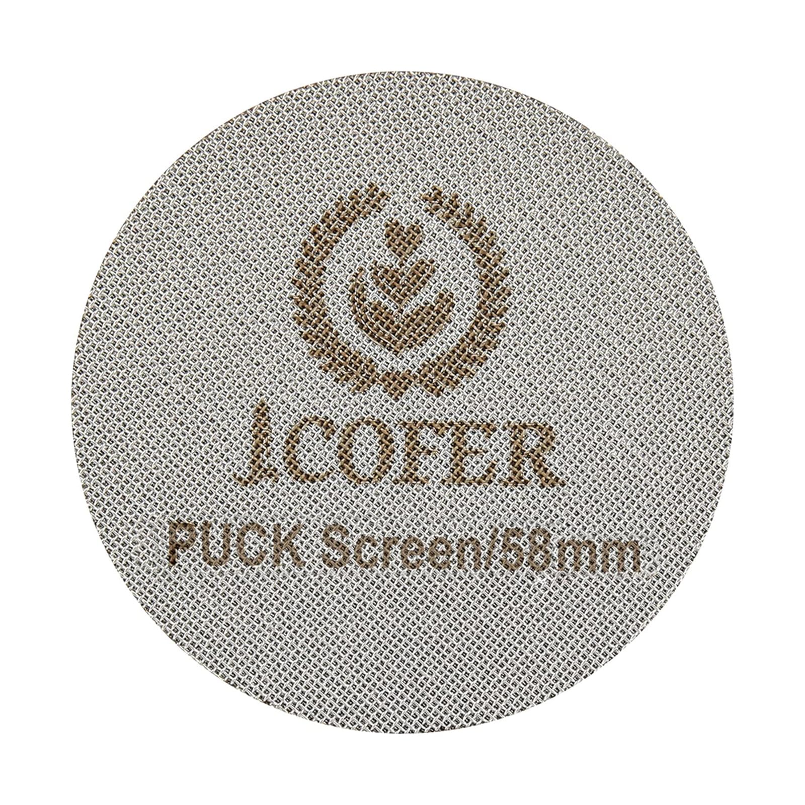 Ikape 58Mm Espresso Puck Screen, 1.7Mm 150M Ultra Thin Coffee Reusable Professional Barist Espresso Screen For 58Mm Bottomless P