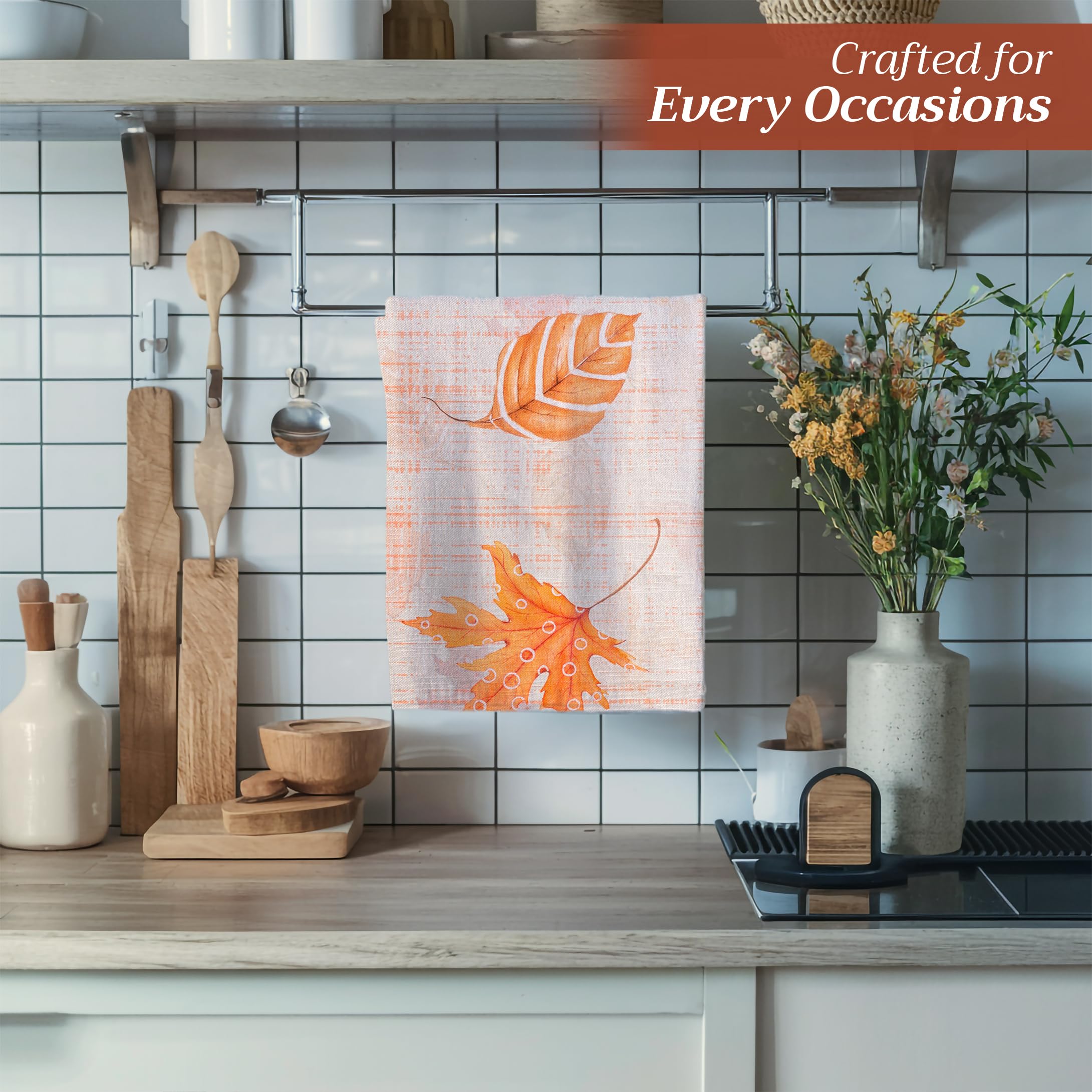 Maison D' Hermine Kitchen Towel 100% Cotton Quick Dry Cleaning Dishtowel For Gifts, Dining, Home, Wedding, Banquet, Buffet, Colo