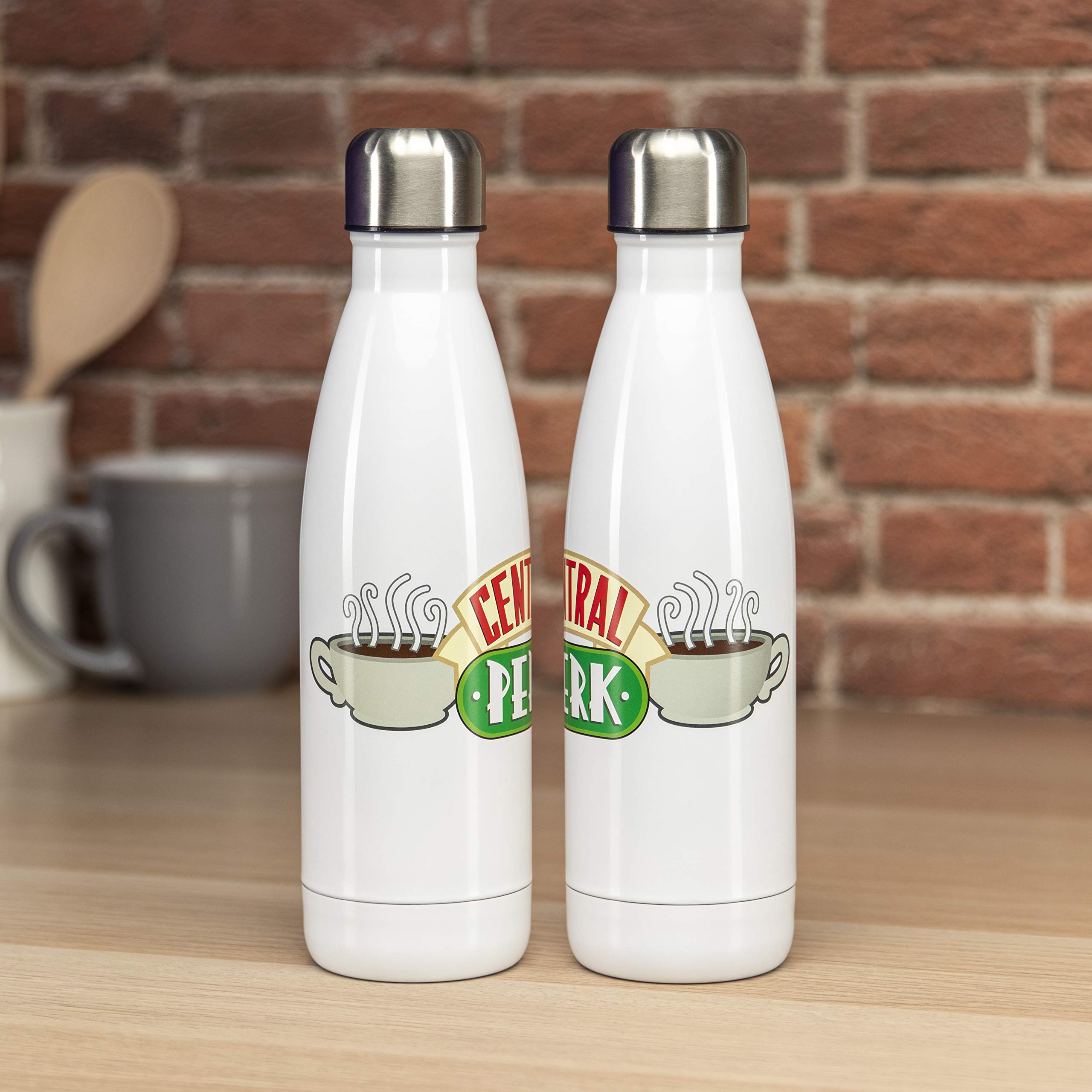 Paladone Friends Officially Licensed Merchandise - Friends Central Perk Large Metal Water Bottle