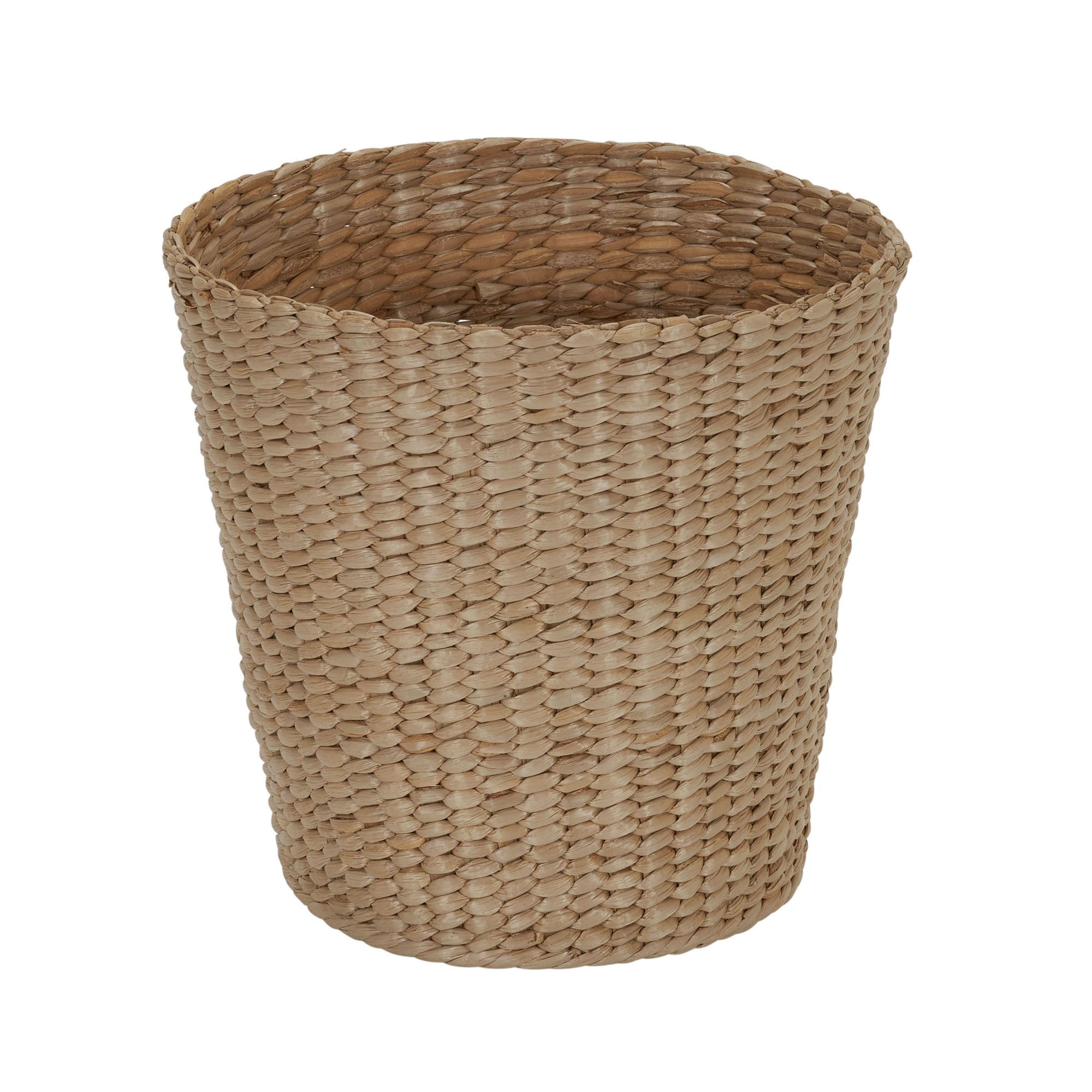 Household Essentials Ml-6634 Cattail And Paper Waste Basket, Cream, Tan