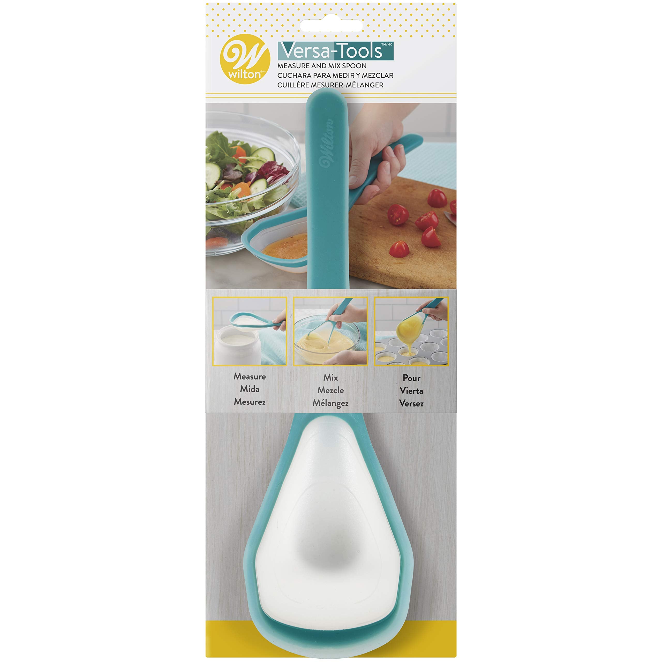 Wilton Versa-Tools Measure And Mix Spoon, Silicone