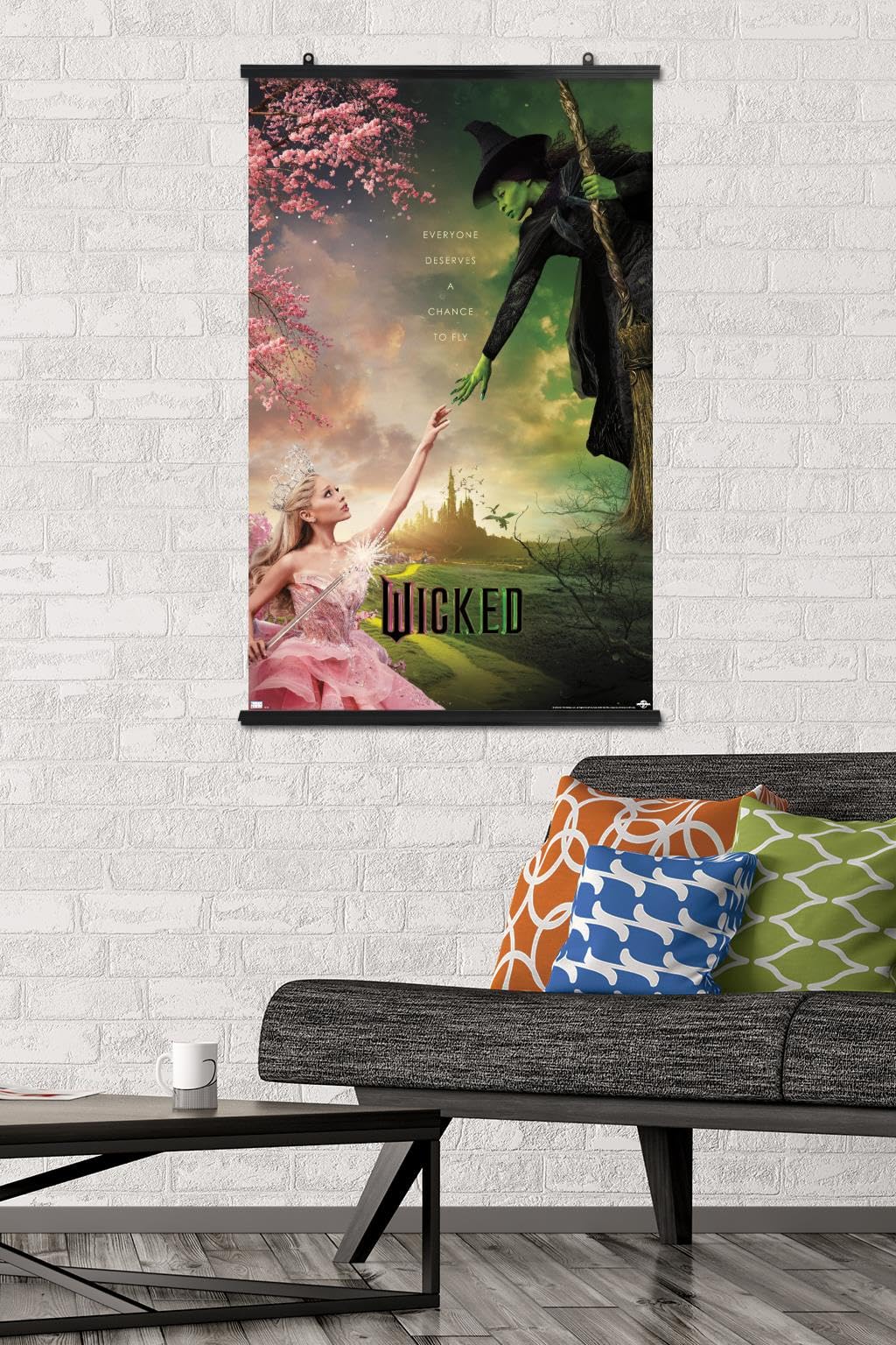Trends International Wicked - One Sheet Wall Poster, 34L X 22.4W, Poster & Clip Bundle