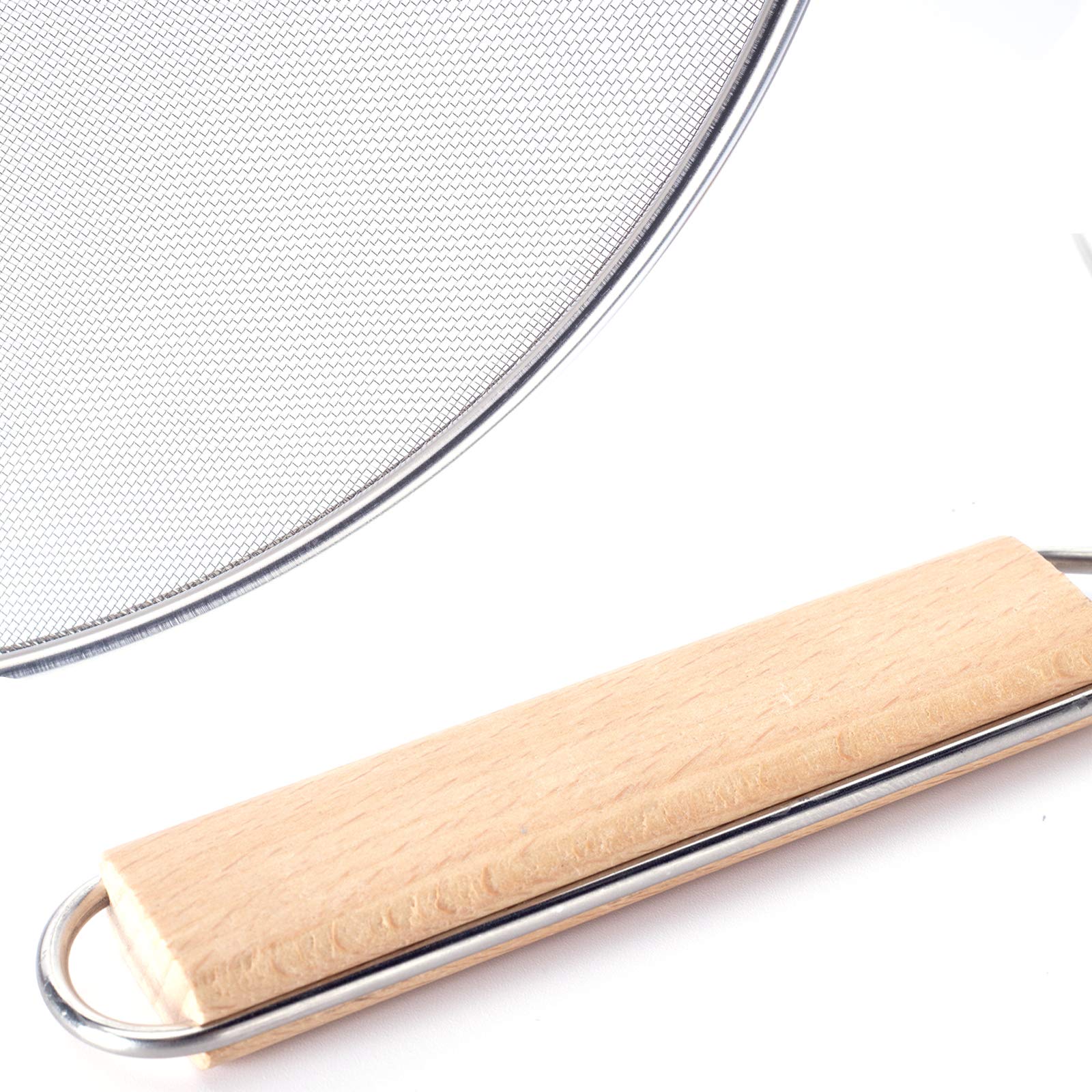 3 Pieces Grease Splatter Screen For Frying Pan, Splatter Guard Mesh Stainless Steel Grease Guard Shield For Kitchen Frying Pan C