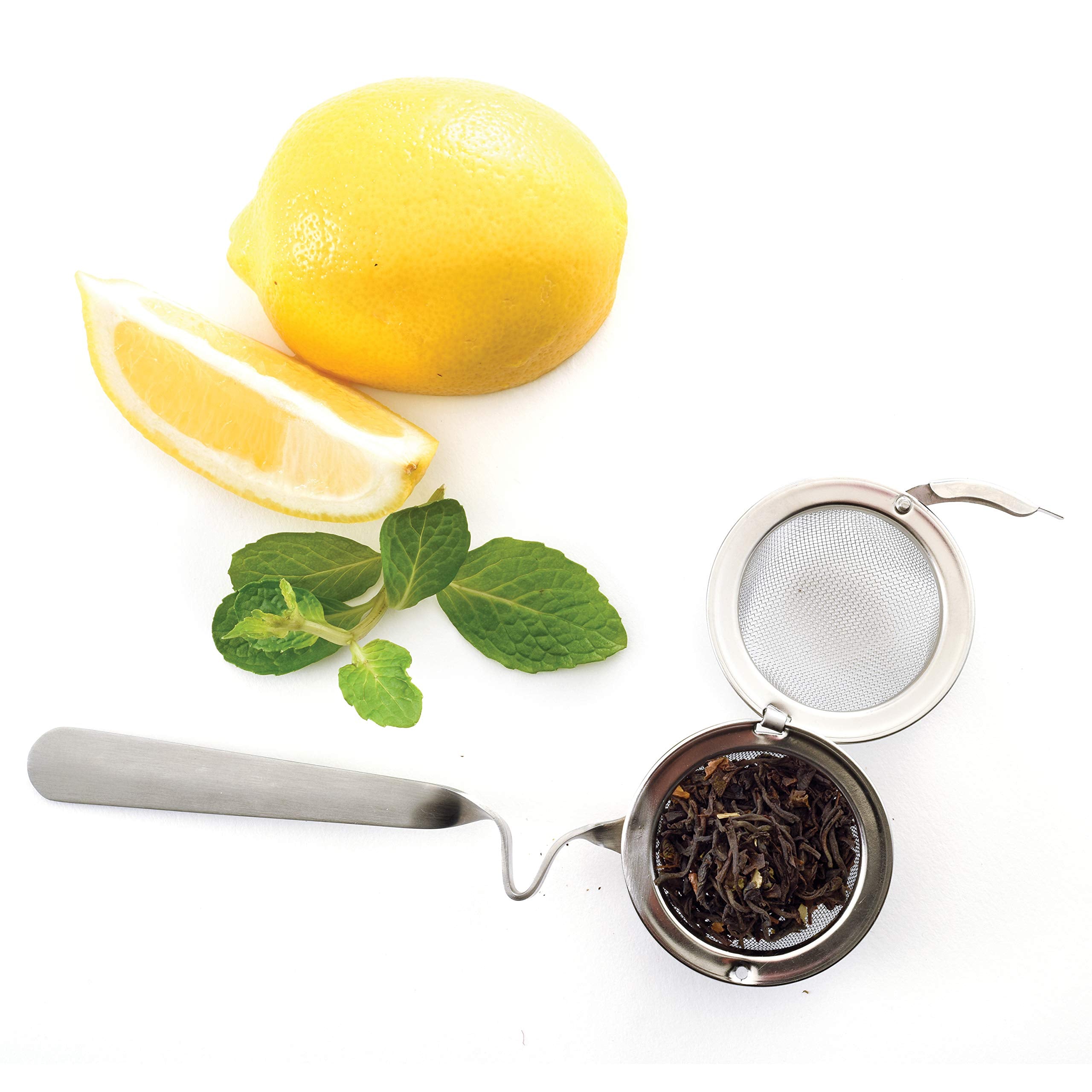 Norpro Mesh Tea Ball With Cup Rest Handle, 6.5In/16.5Cm In Length, 2In/5Cm In Diameter, As Shown