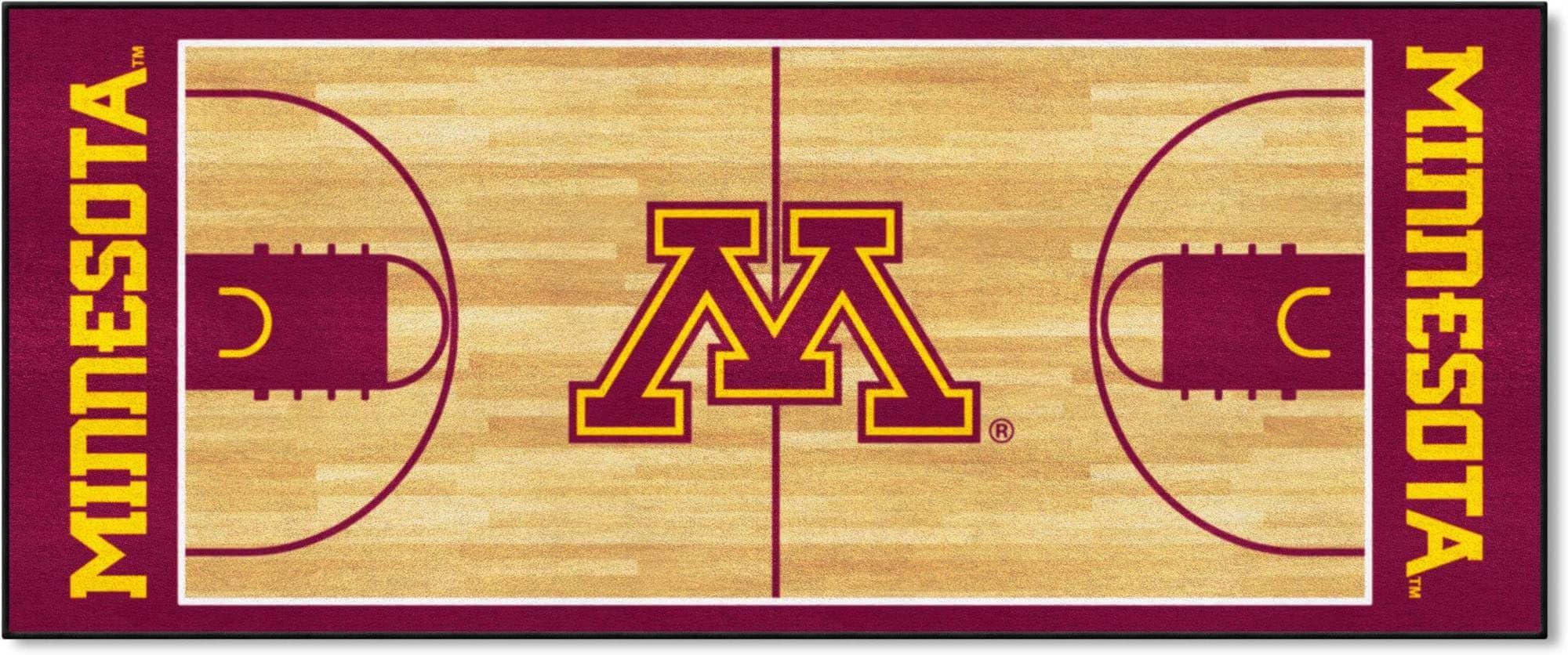 Fan Mats University of Minnesota Rug NCAA Basketball Runner/30 x72