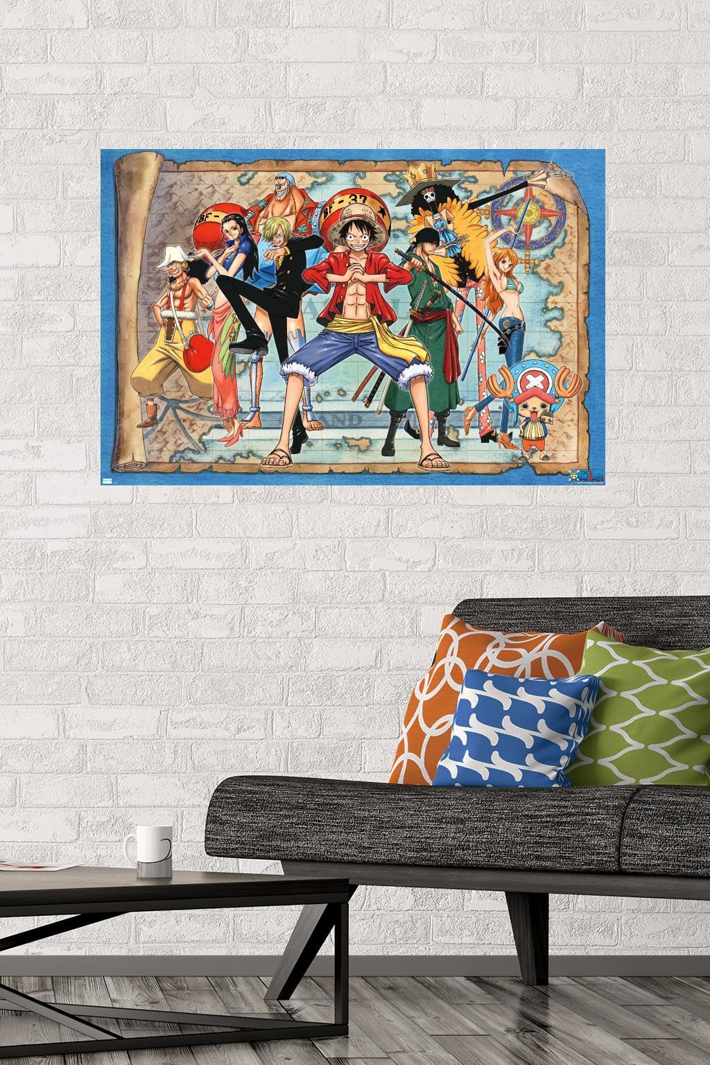 Trends International One Piece - Group Map Wall Poster