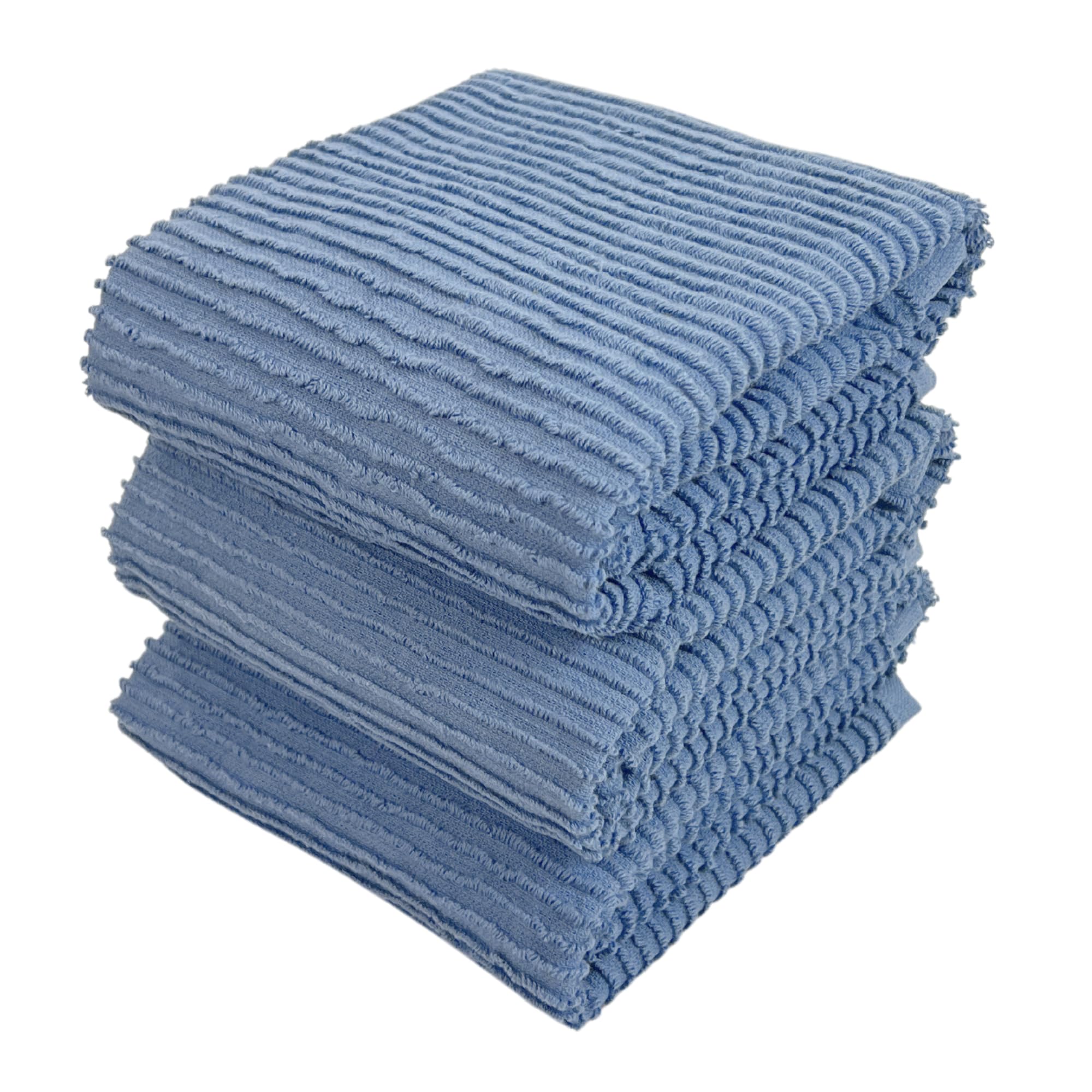 Premium Kitchen Hand Dish Towels: Set Of 3, Oversized 100% Cotton 28'' X 18'', Absorbent Dish Towels - Tea Towels, Terry Kitchen