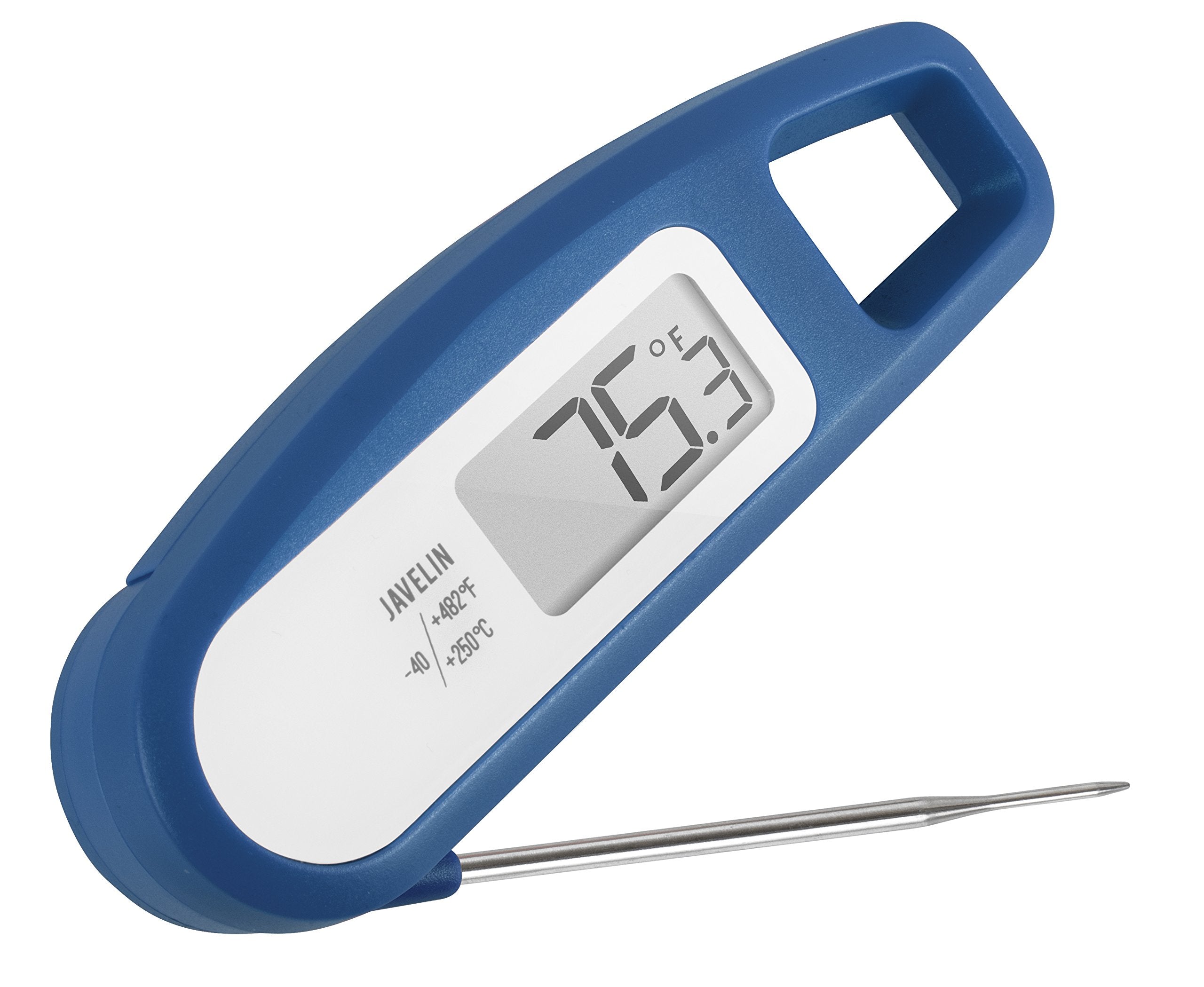 Lavatools Pt12 Javelin Ultra Fast Digital Instant Read Meat Thermometer For Grill And Cooking, 2.75'' Probe, Compact Foldable De