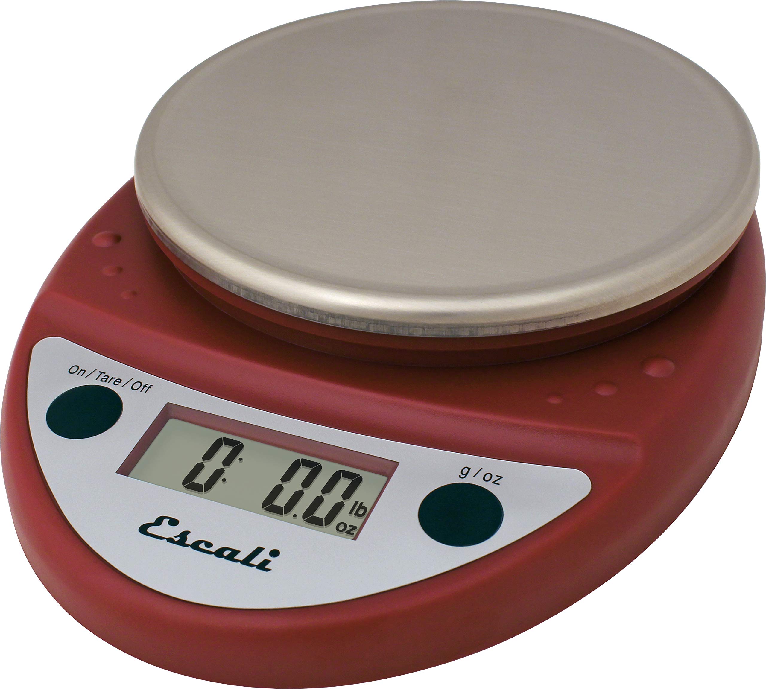San Jamar Metal Digital Food Scale, Kitchen Scale, Gram Scale with Battery Operated for Cooking, Baking, Meal Prep, Diet Trackin