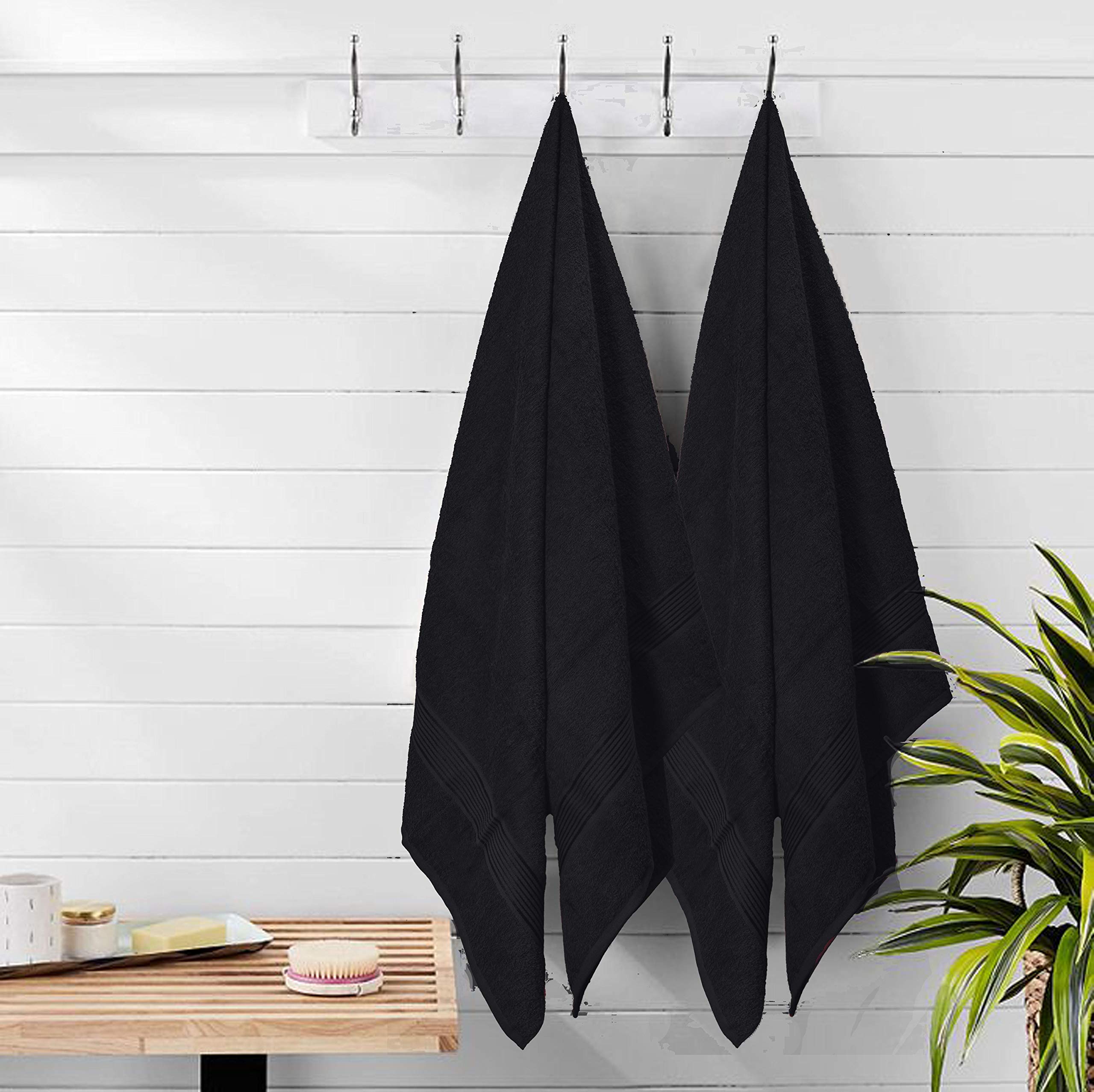Elvana Home Ultra Soft 6 Pack Cotton Towel Set, Contains 2 Bath Towels 28X55 Inch, 2 Hand Towels 16X24 Inch & 2 Wash Coths 12X12