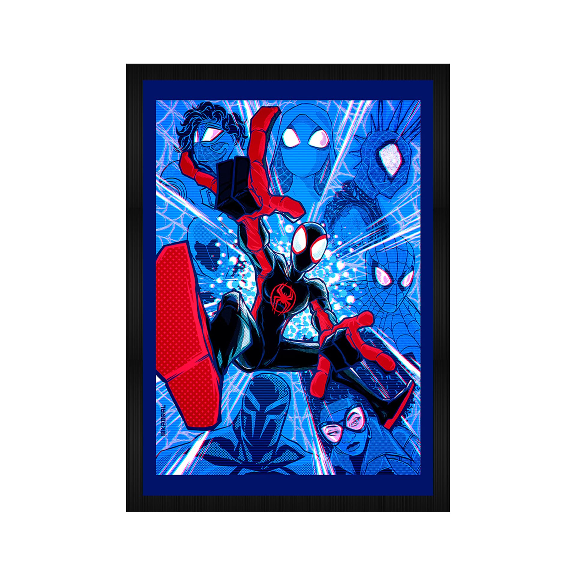 Codersparadise Spiderman Wall Poster Frames | Aesthetic A4 Poster Frames For Home, Living Room, Bedroom And Office | Wall Frames