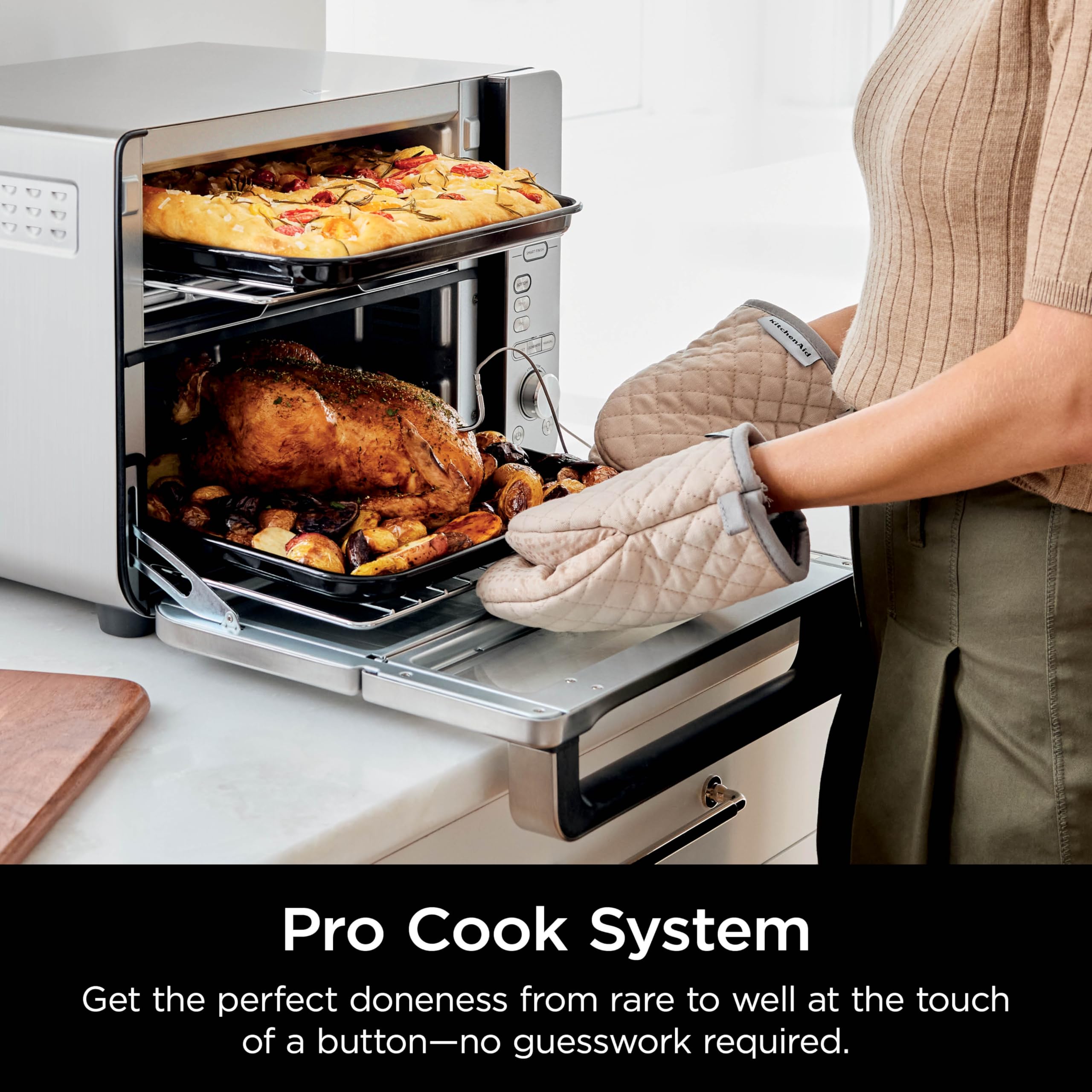 Ninja Countertop Oven Double Stack Xl & Air Fryer With Pro Cook System, 12-In-1, Flexdoor, Flavorseal, Smart Finish With Dualzon