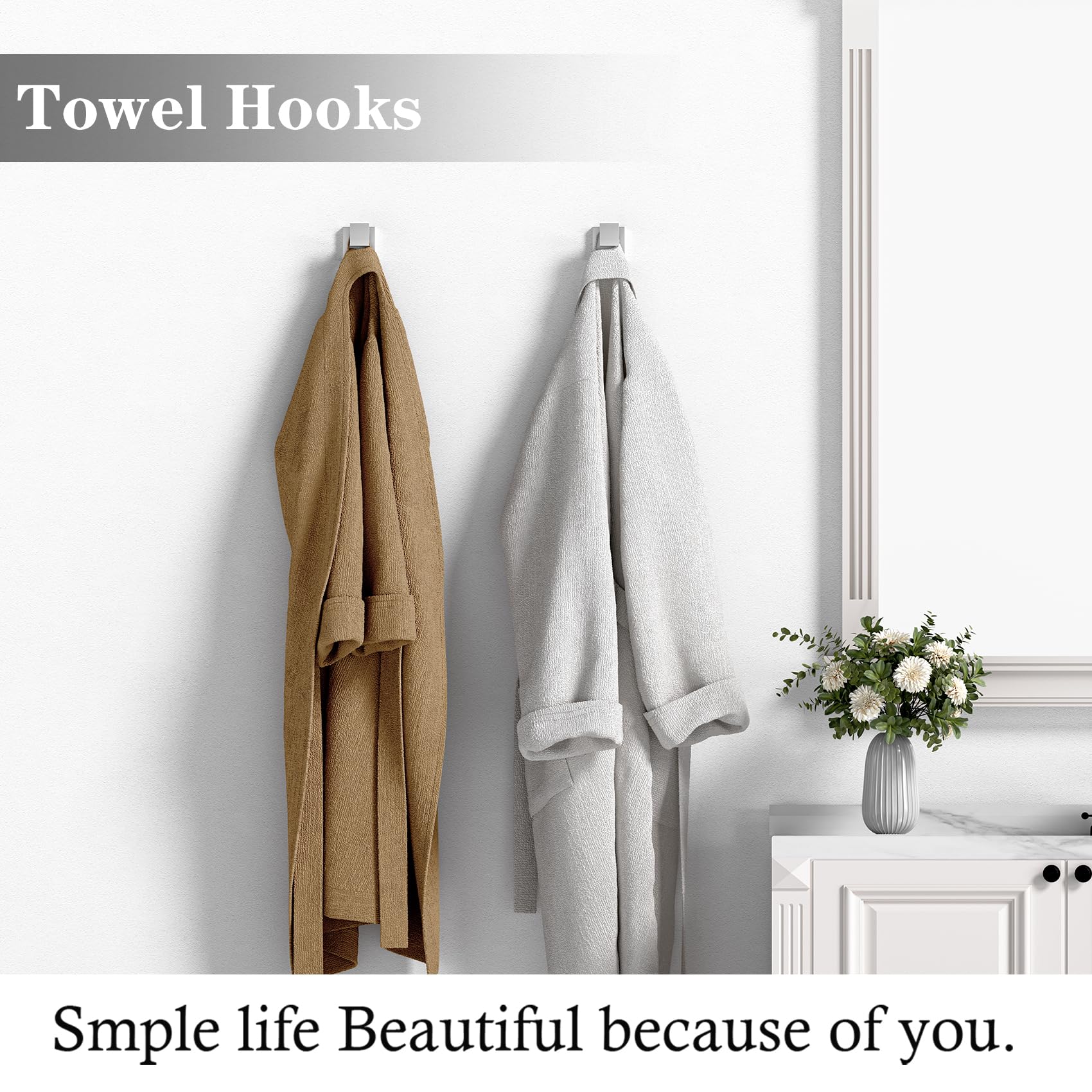 12-Piece Brushed Nickel Bathroom Accessory Set, Heavy Duty Bath Towel Bar Set Including - 16'' Towel Rack&Hand Towel Holder&Toil