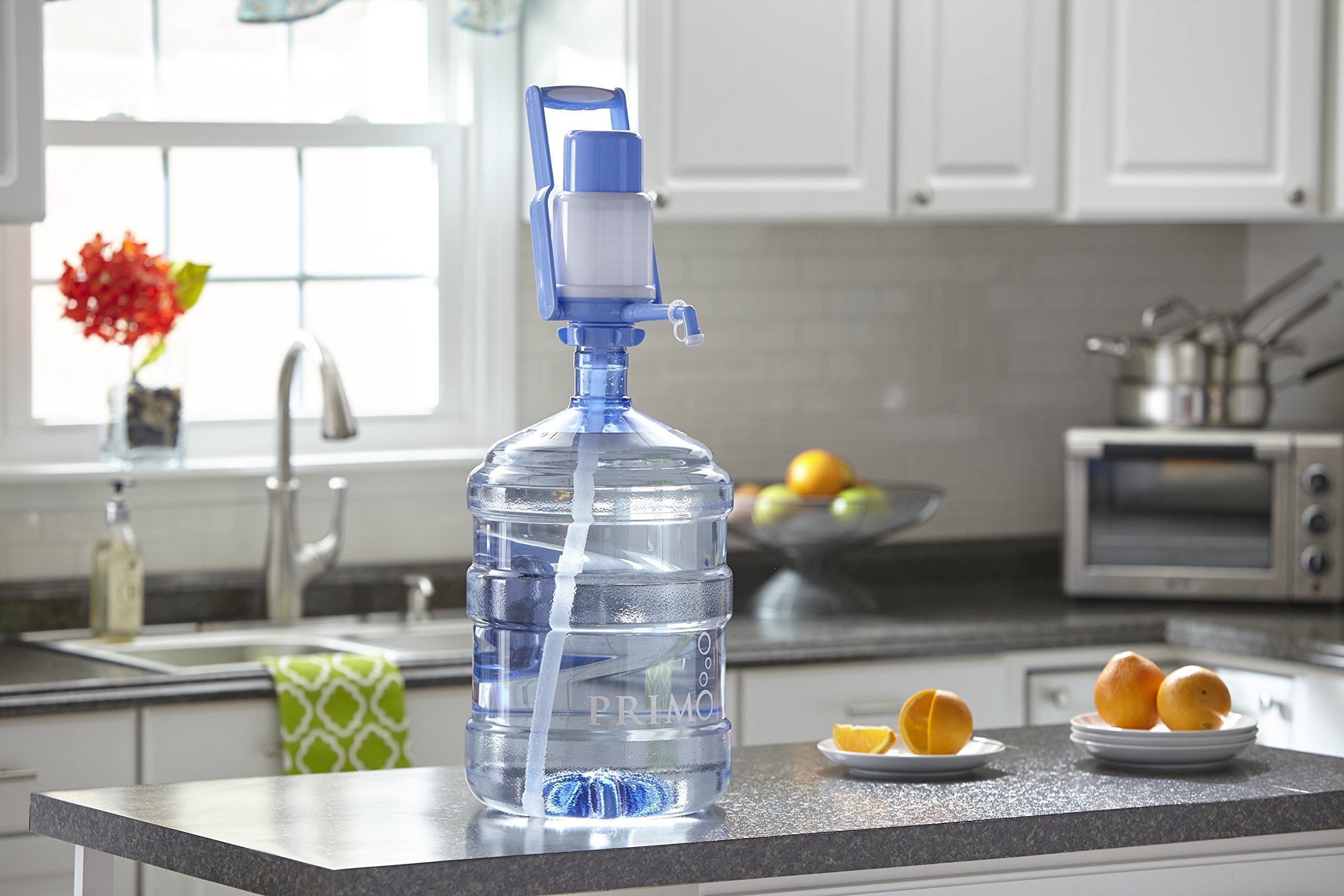 Primo Portable Bottle Pump Water Dispenser - For 3 Or 5 Gallon Jugs