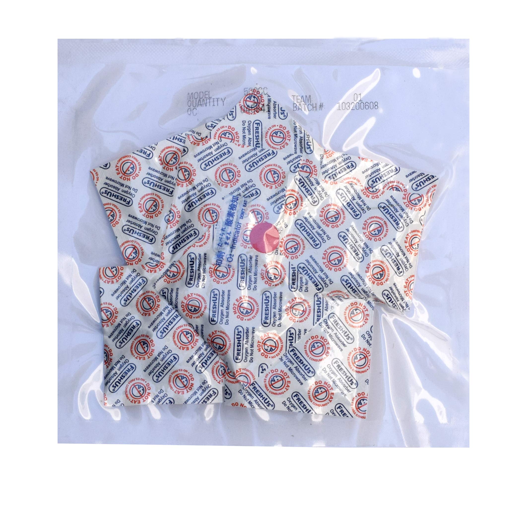 Freshus 500Cc Oxygen Absorber(20 Individual Packs Of 10 Packet, Total 200 Packets) - Long Term Food Storage (200, 500 Cc)