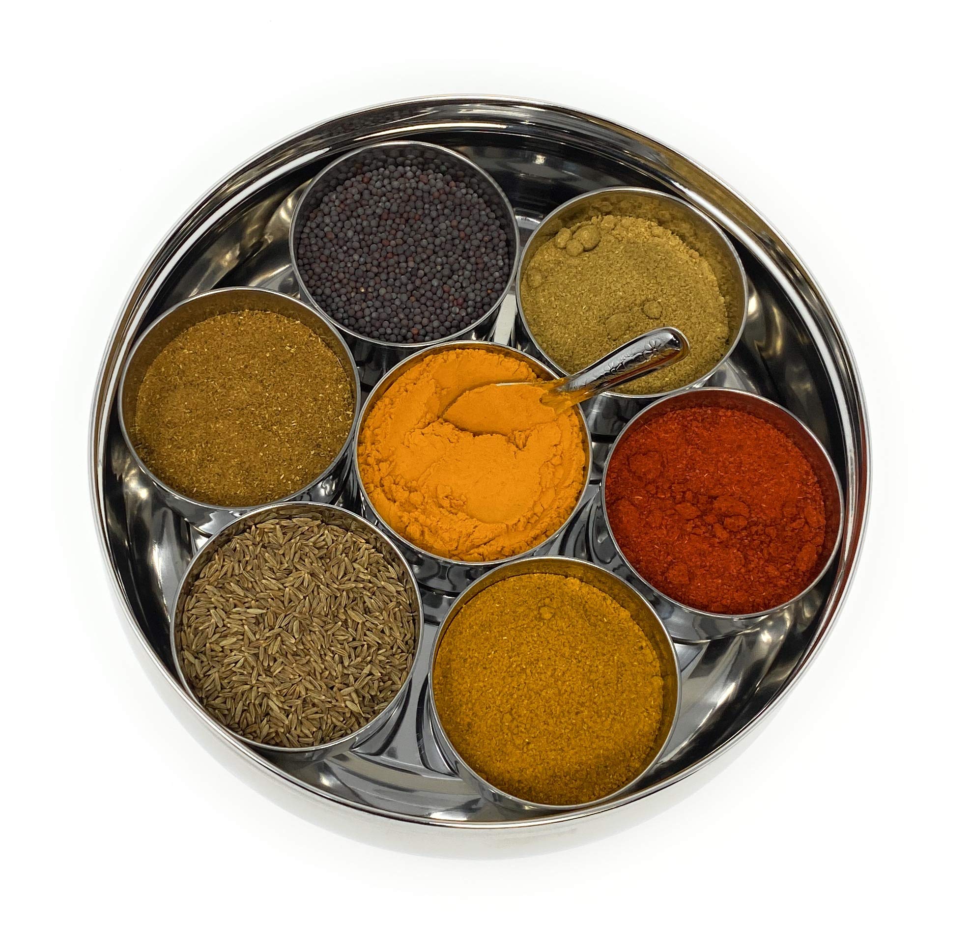 Dk Stainless Steel Masala Box, Stainless Steel Spice Box, Stainless Steel Masala Dabba, Stainless Steel For Chefs With Premium Q