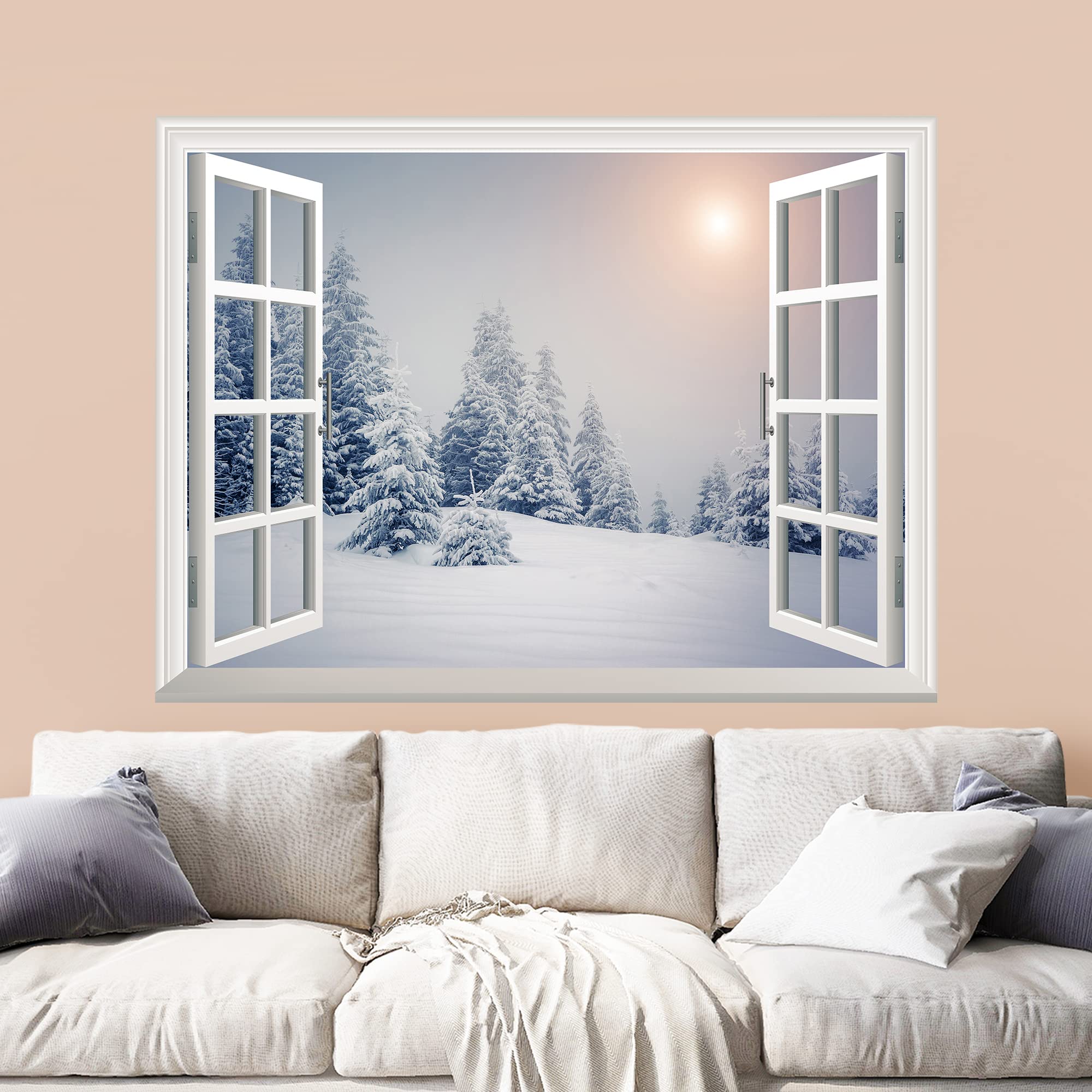 wall26 Removable Wall Sticker/Wall Mural (24''x32''  White)
