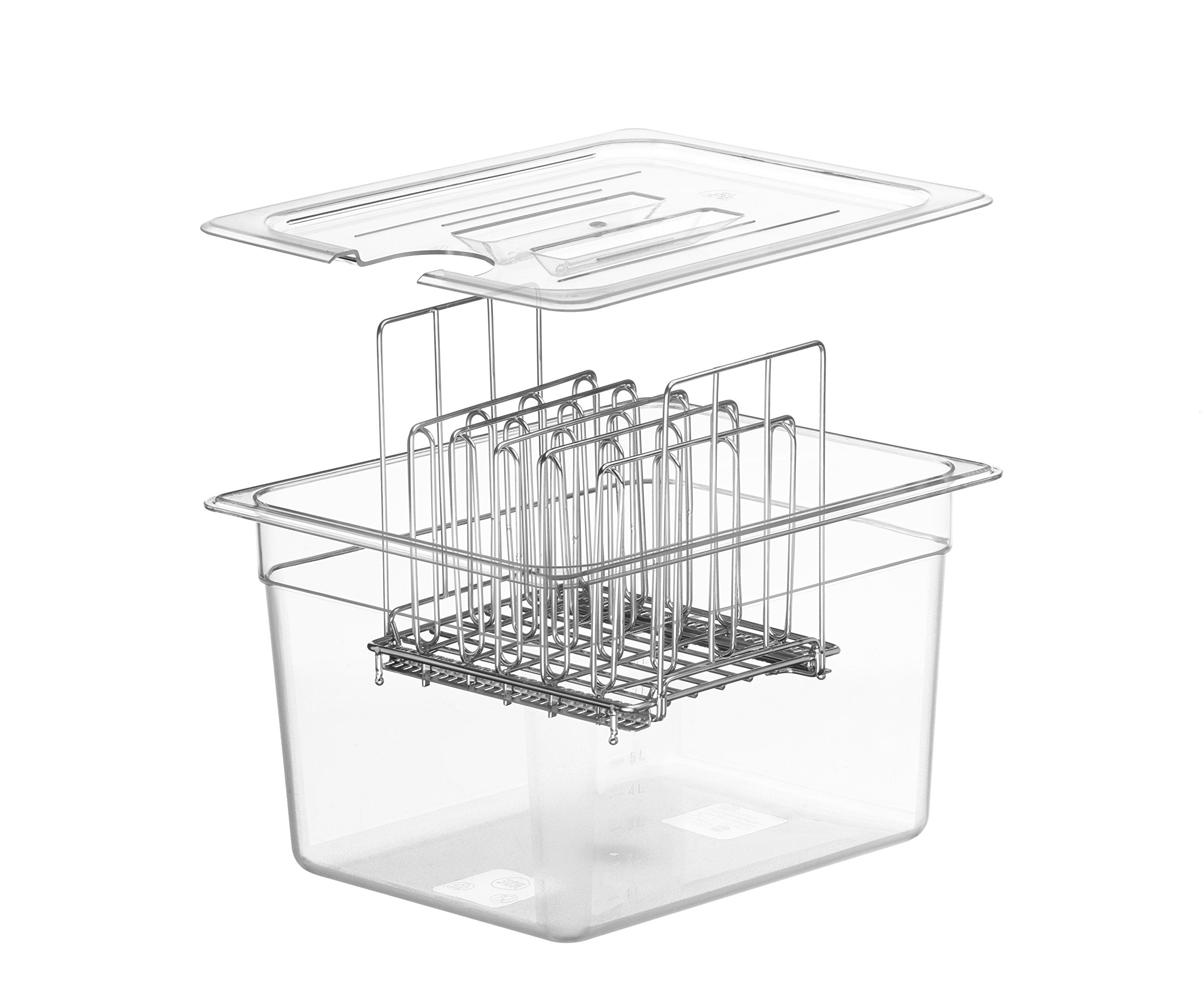 Lipavi C10L-Jol Lid For Lipavi C10 Sous Vide Container, With Precision Cut-Out For The Chefsteps Joule Immersion Circulator