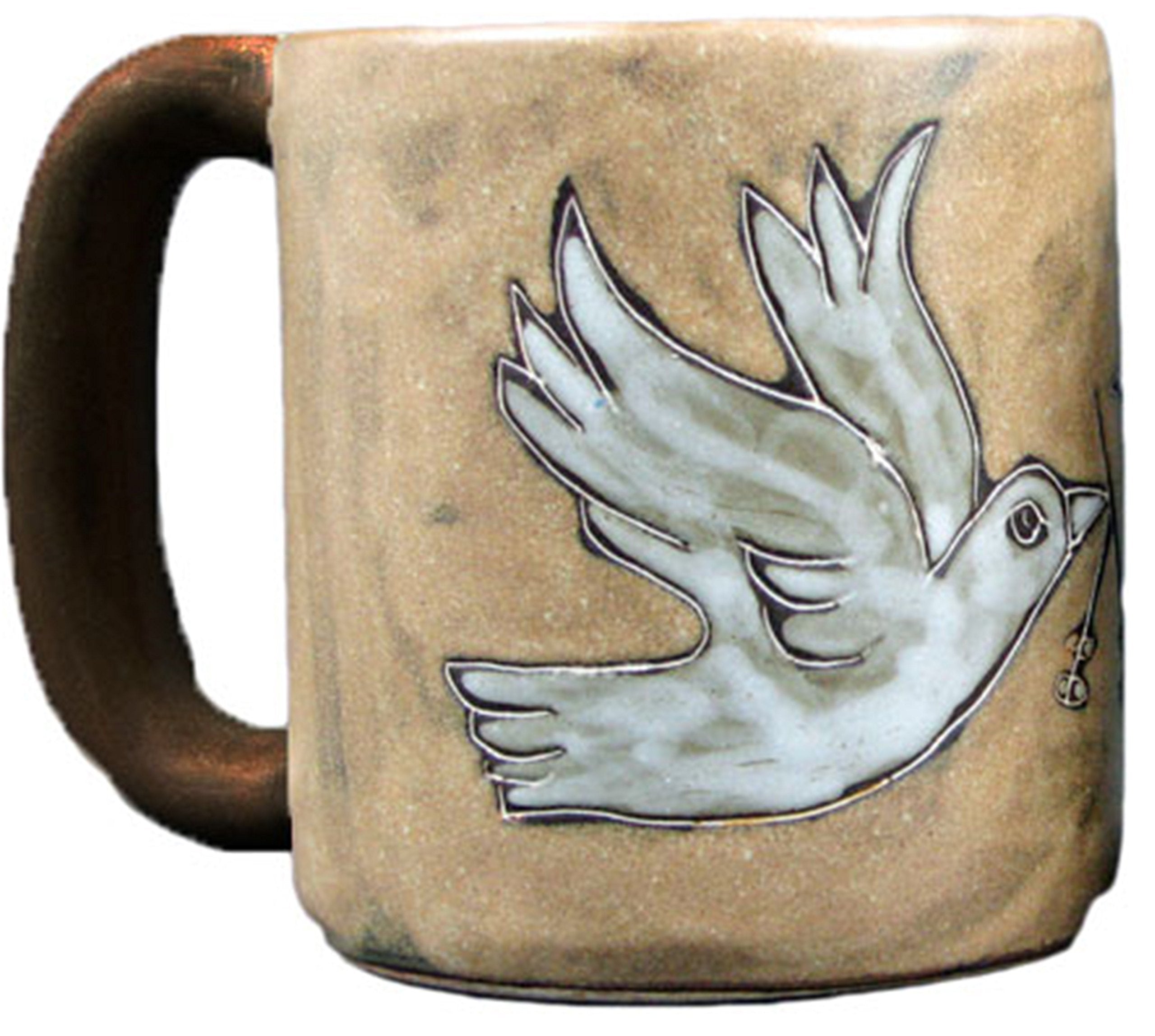 Mara Stoneware Mug  Doves  16 oz