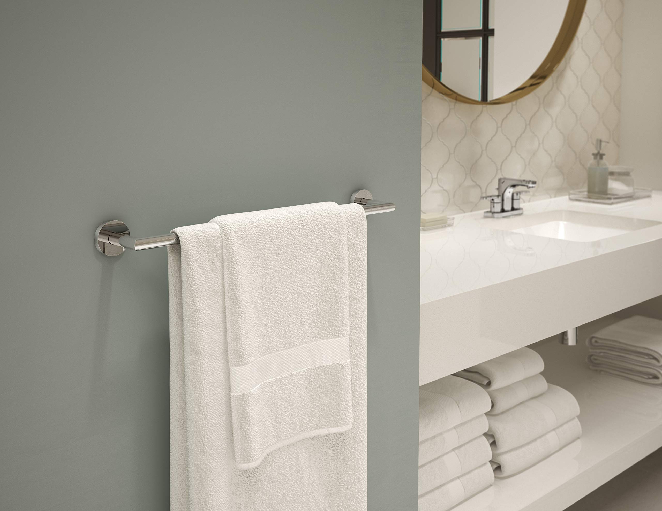 Symmons 673Tb-18 Identity 18 In. Wall-Mounted Towel Bar In Polished Chrome