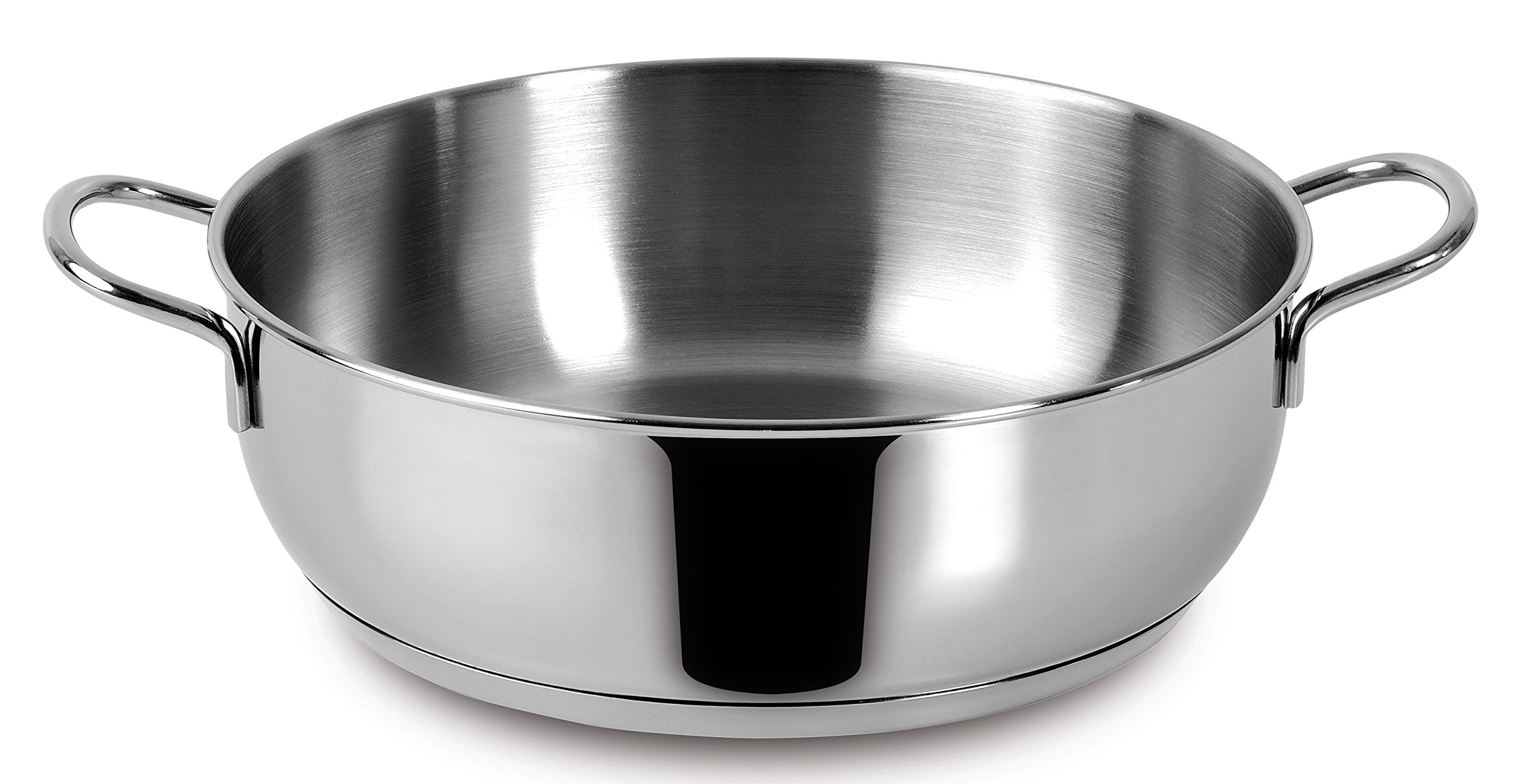 Lagostina Every Saucepan with 2 Handles, Stainless Steel, Diameter 24 cm