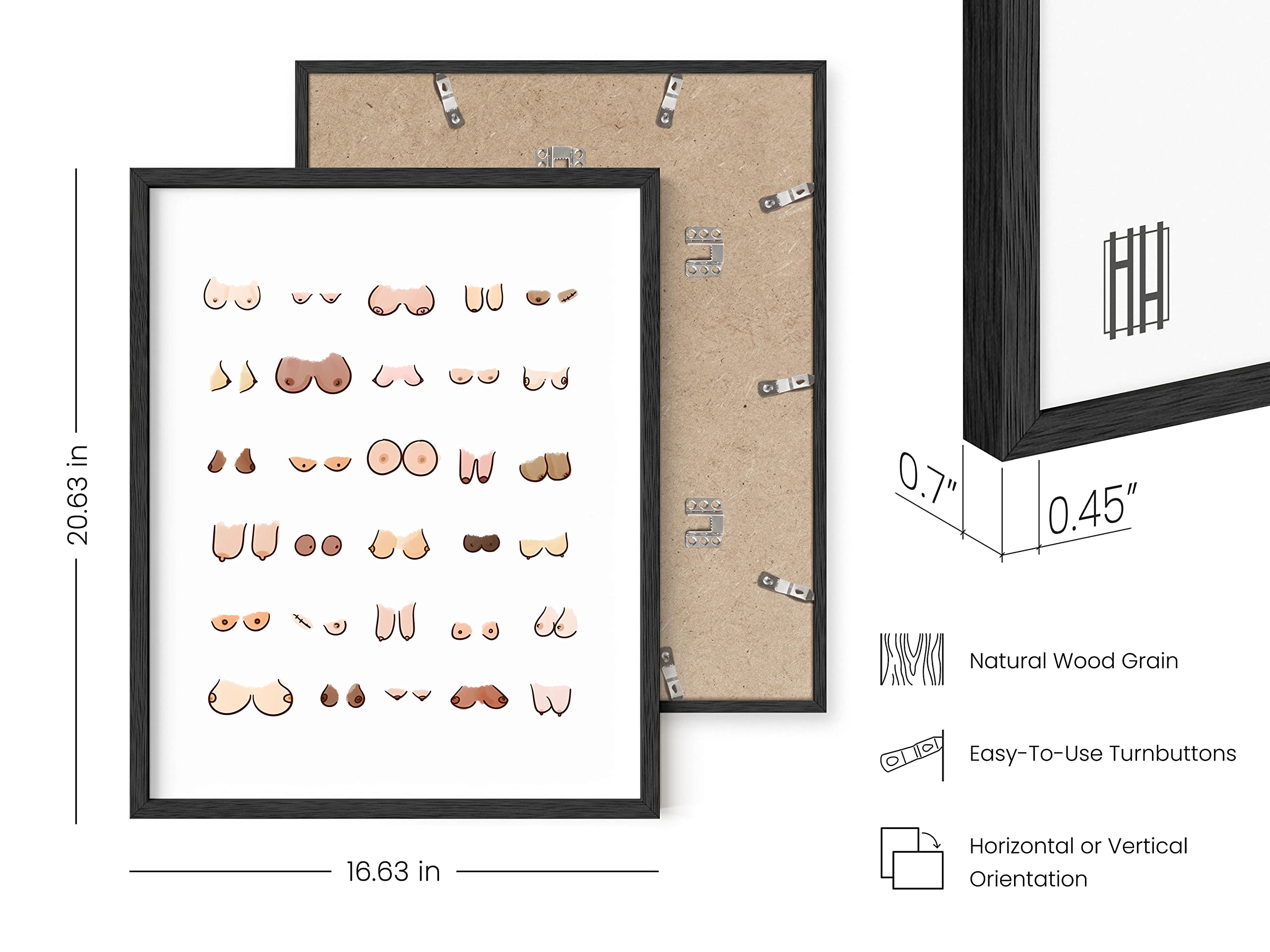 Haus And Hues Funny Bathroom Wall Art - Bathroom Wall Art Decor, Bathroom Prints, Funny Bathroom Art Posters, Bathroom Artwork F