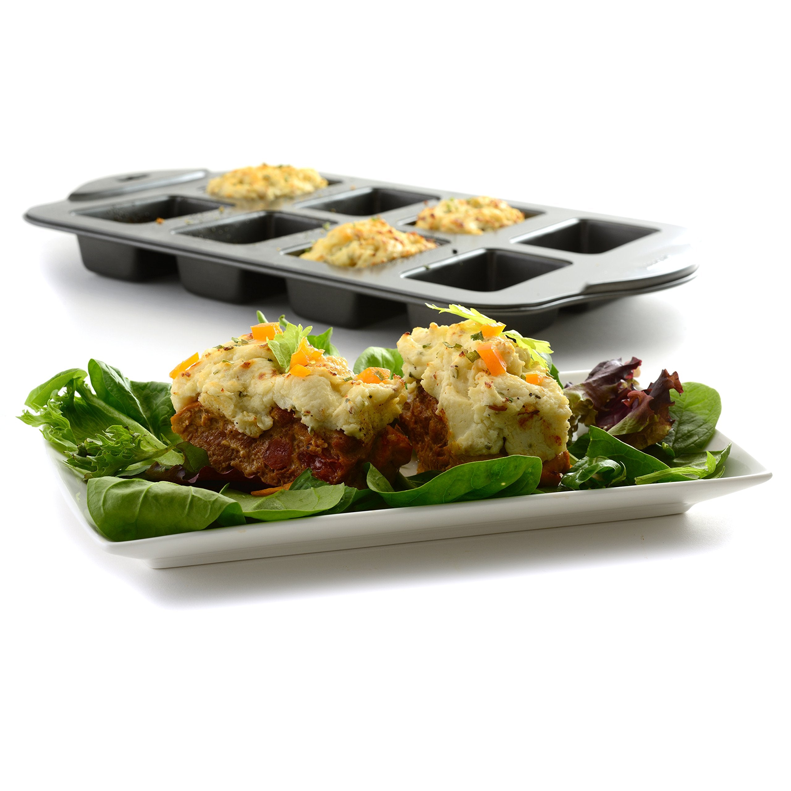 Norpro Nonstick Mini Loaf Pan, 8 Count, One Size, As Shown