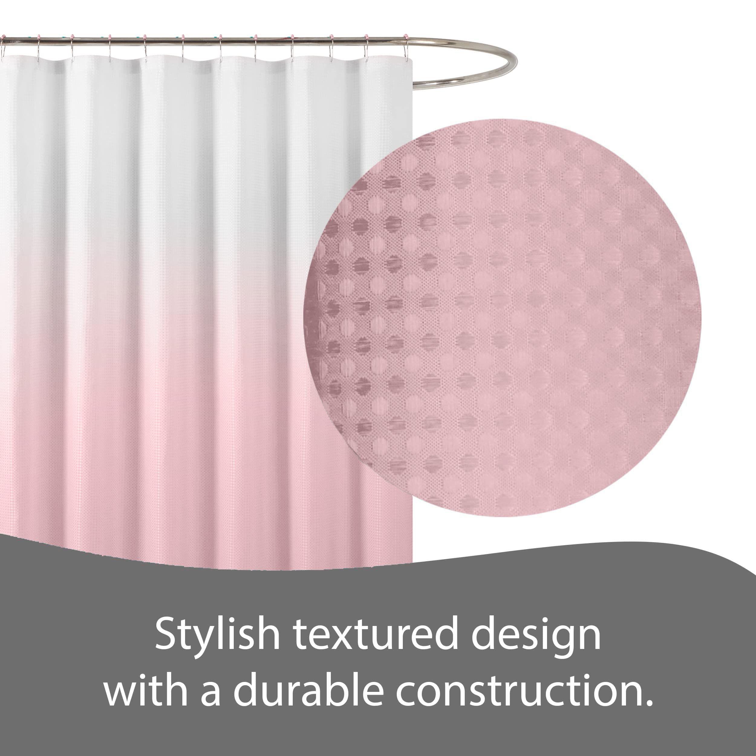 Creative Home Ideas Pink Bathroom Sets With Shower Curtain And Rugs| Shower Curtain Sets With Rugs Includes Shower Curtain, Line