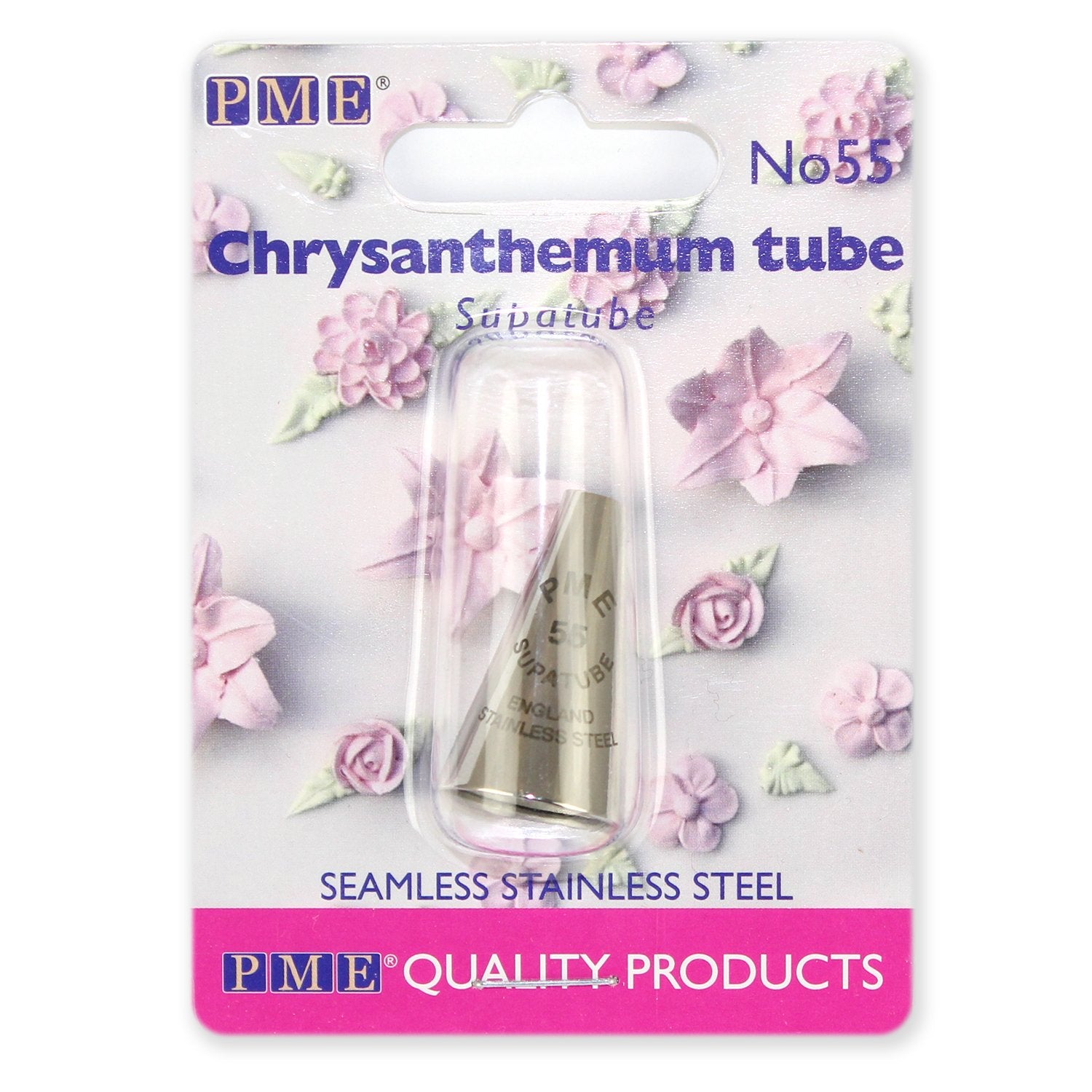 Pme Seamless Stainless Steel Curved Petal/Chrysanthemum Supatube No. 55