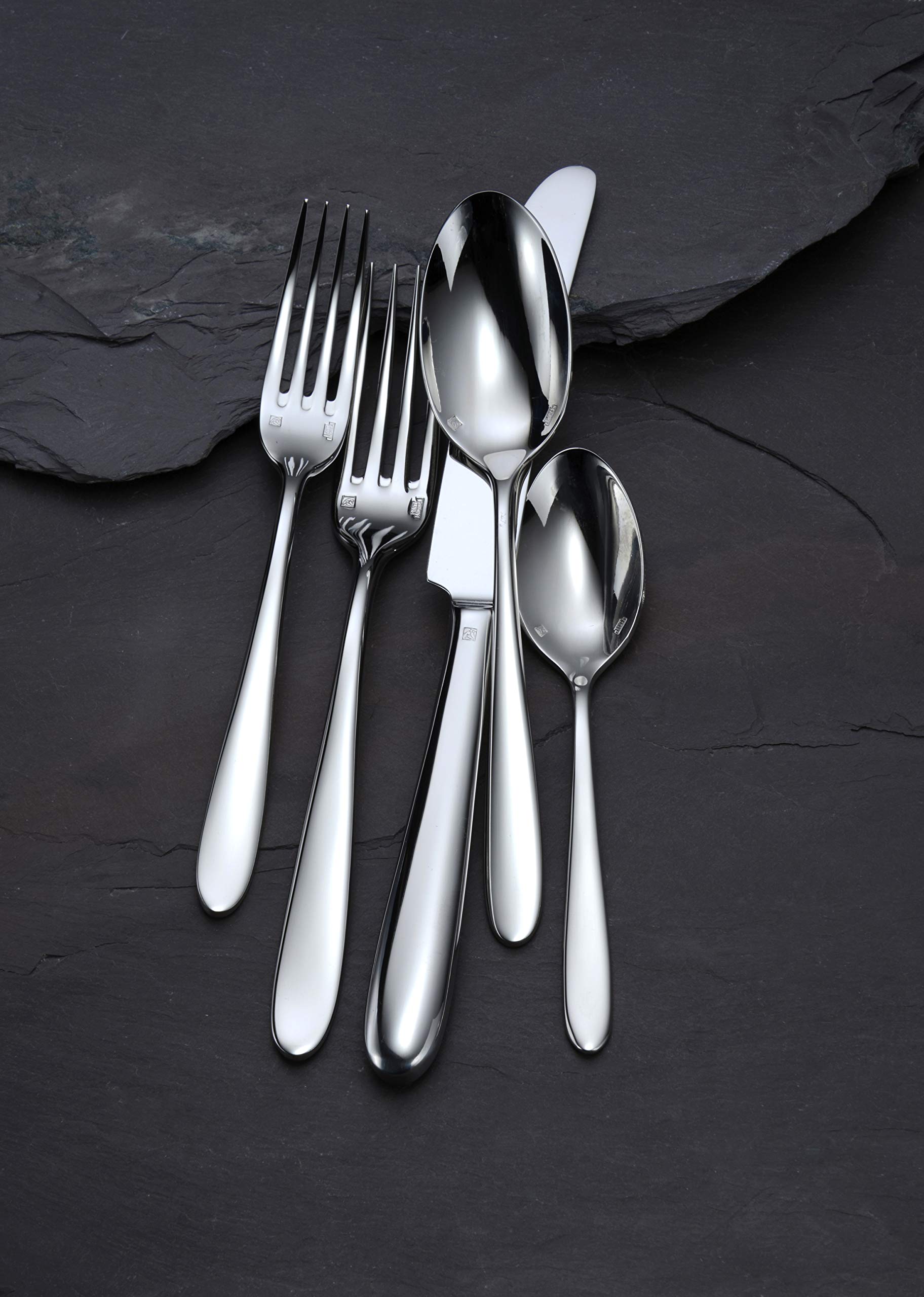 Oneida Foodservice B023Fdif Mascagni Ii Table Forks, 18/0 Stainless Steel, Set Of 12