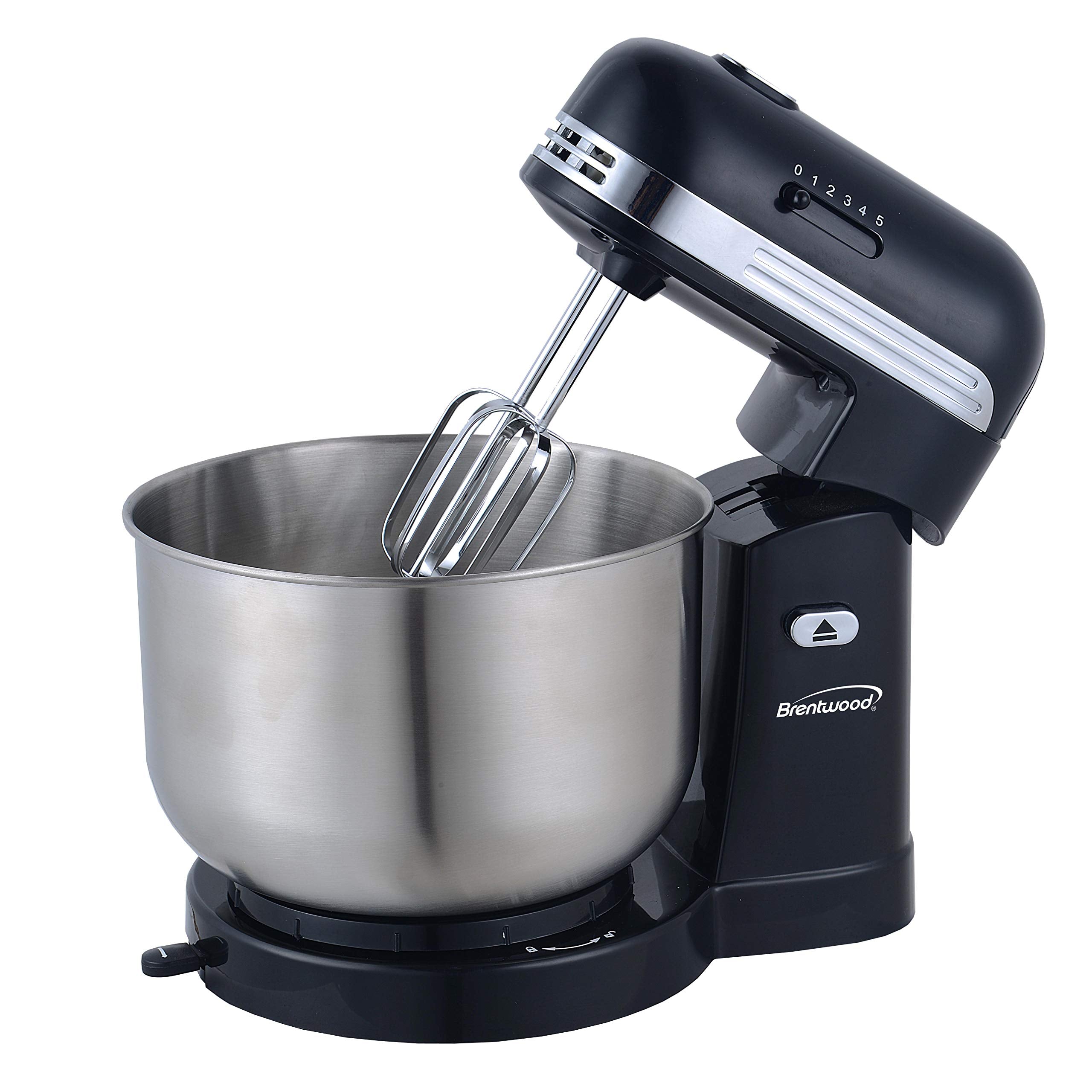Brentwood Appliances Btwsm1162Bk 5-Speed Stand Mixer With 3-Quart Stainless Steel Mixing Bowl (Black), One Size