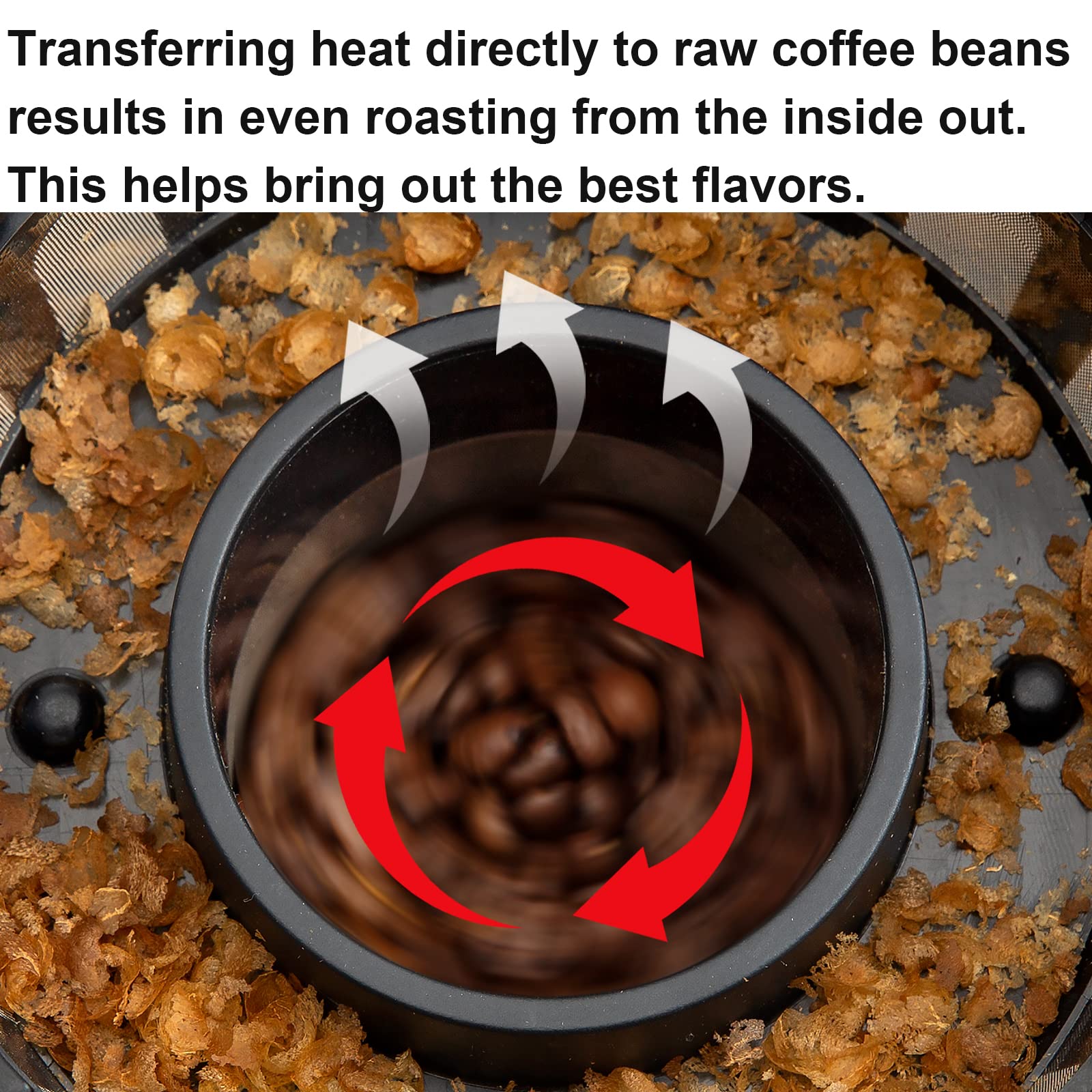 Javastarr Electric Coffee Roaster Machine For Home Use 1200W,Coffee Bean Roaster Machine For Home Use With Two Optional Baking M